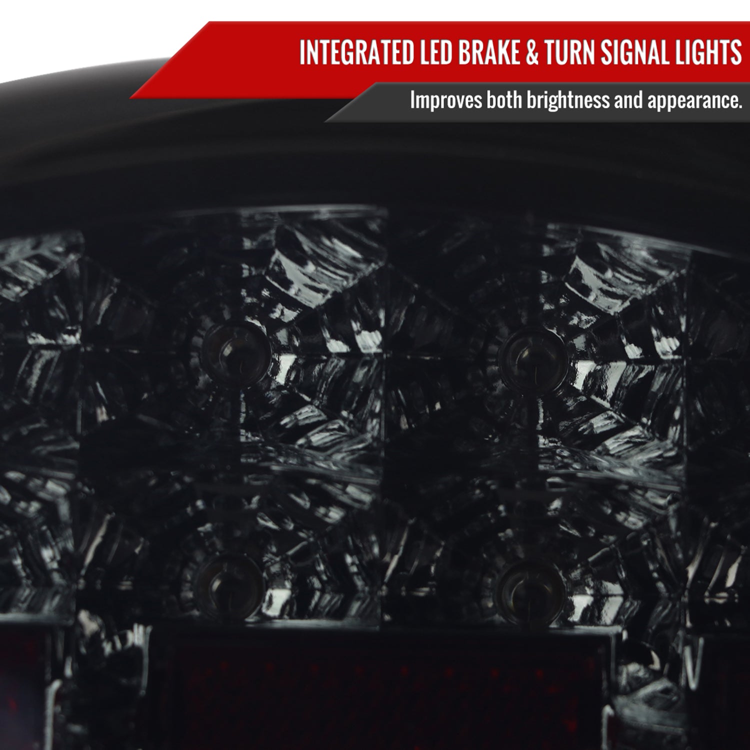 1997-2004 Chevrolet Corvette C5 LED Tail Lights Chrome Housing/Smoke Lens