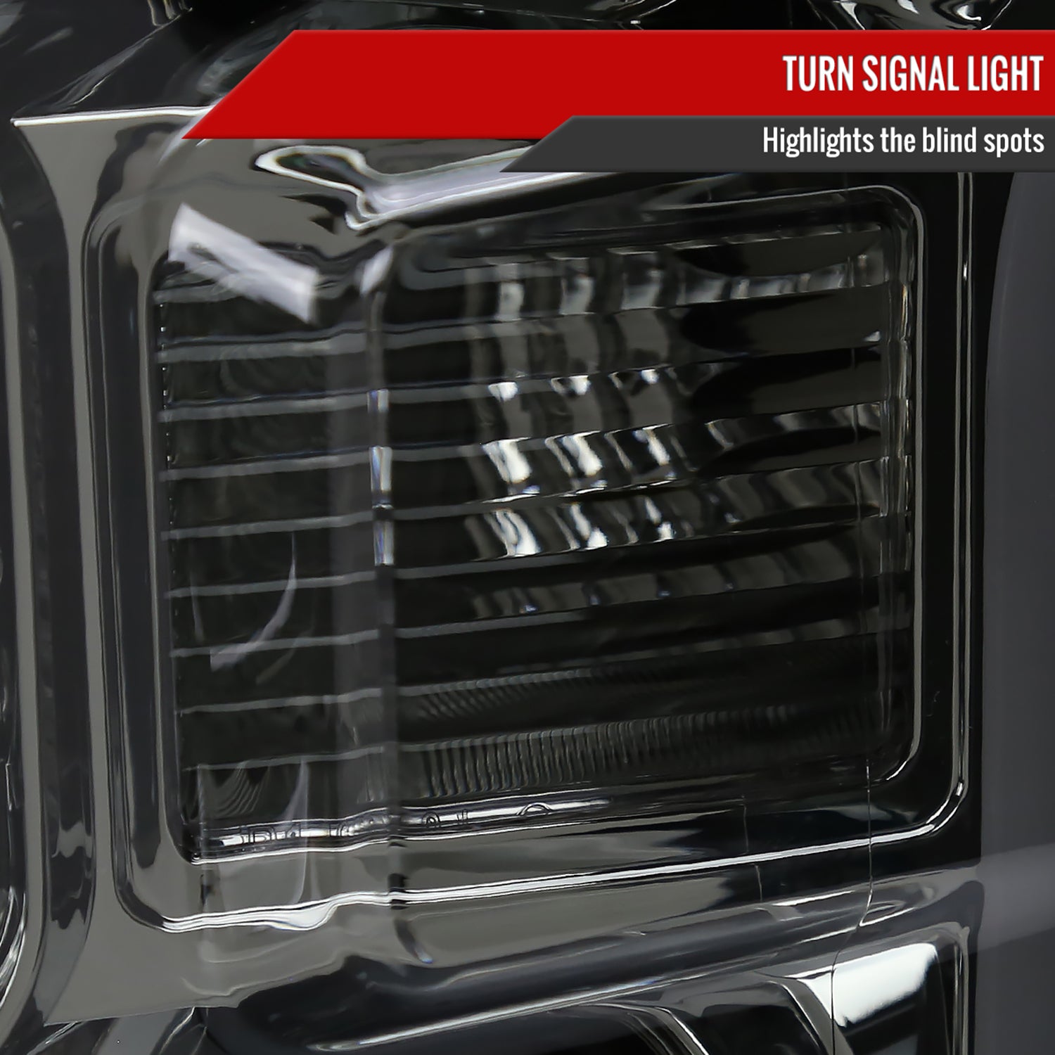 2015-2017 Ford F-150 LED Bar Projector Headlights Chrome / Smoked Lens