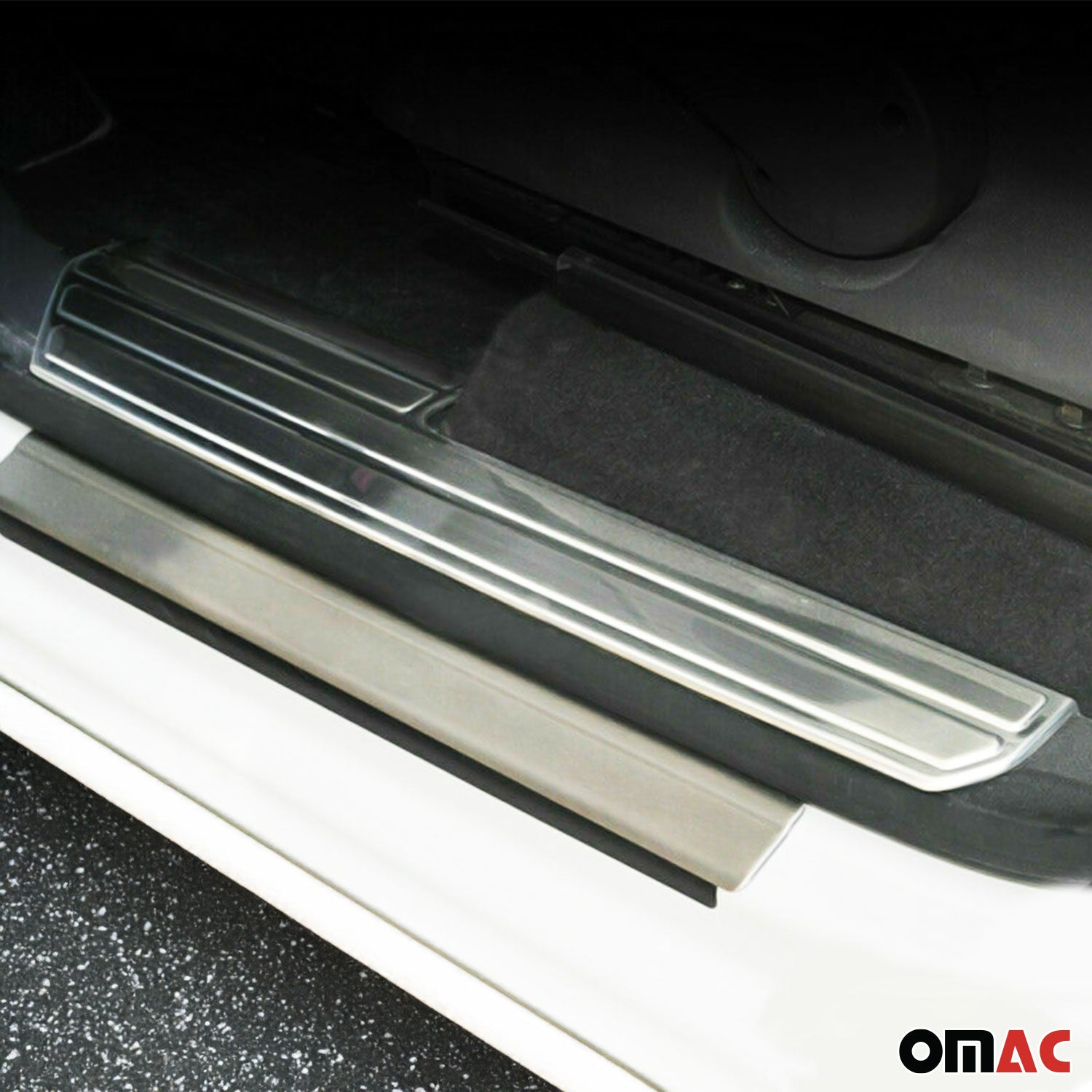 2010-2020 VW Amarok Door Sill Scuff Plate Scratch Protector Stainless Steel 4 Pcs