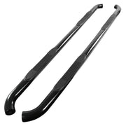 2004-2024 Nissan Titan Crew Cab Black Stainless Steel Side Step Nerf Bars