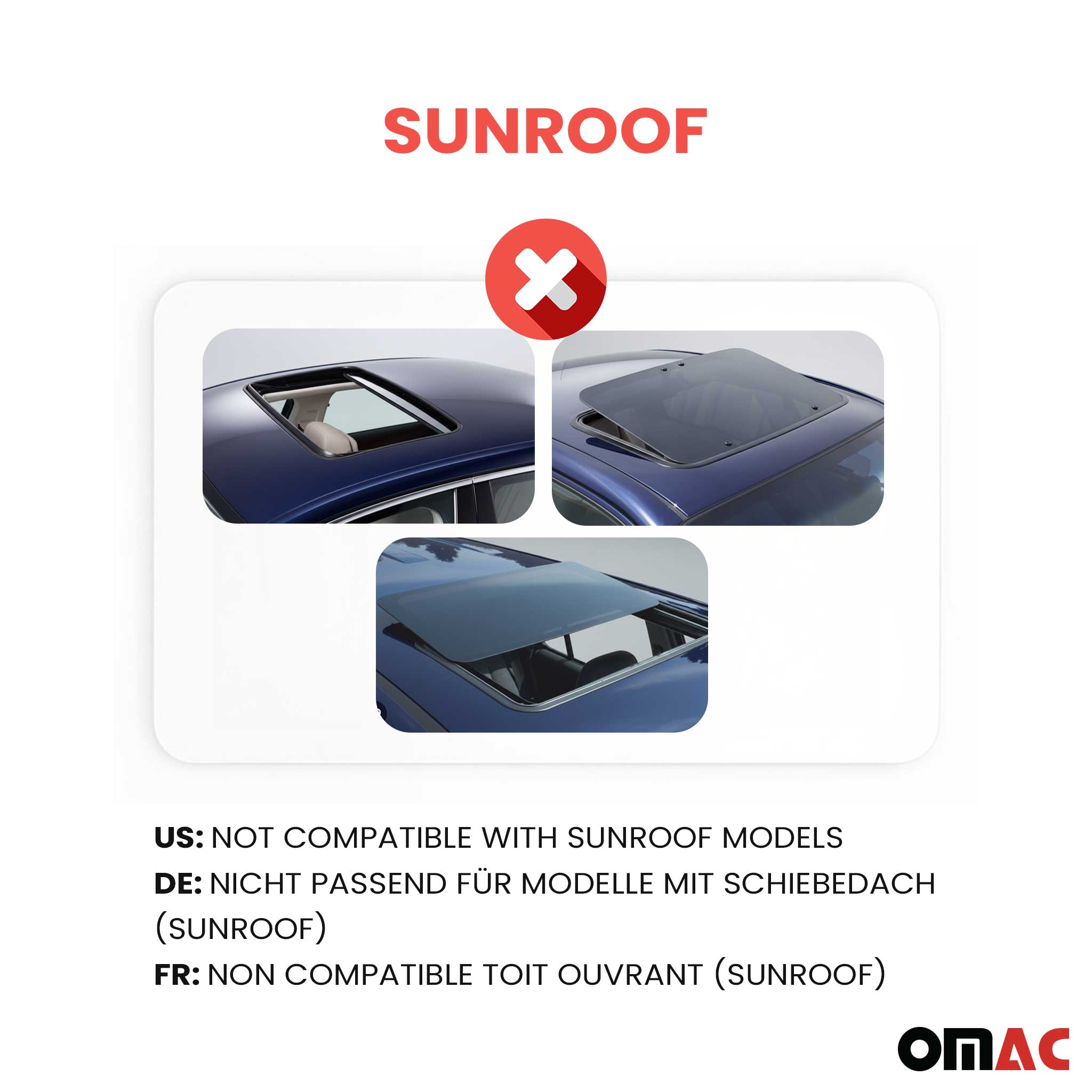 2016-2024 Mercedes Metris Roof Rack Cross Bars Black