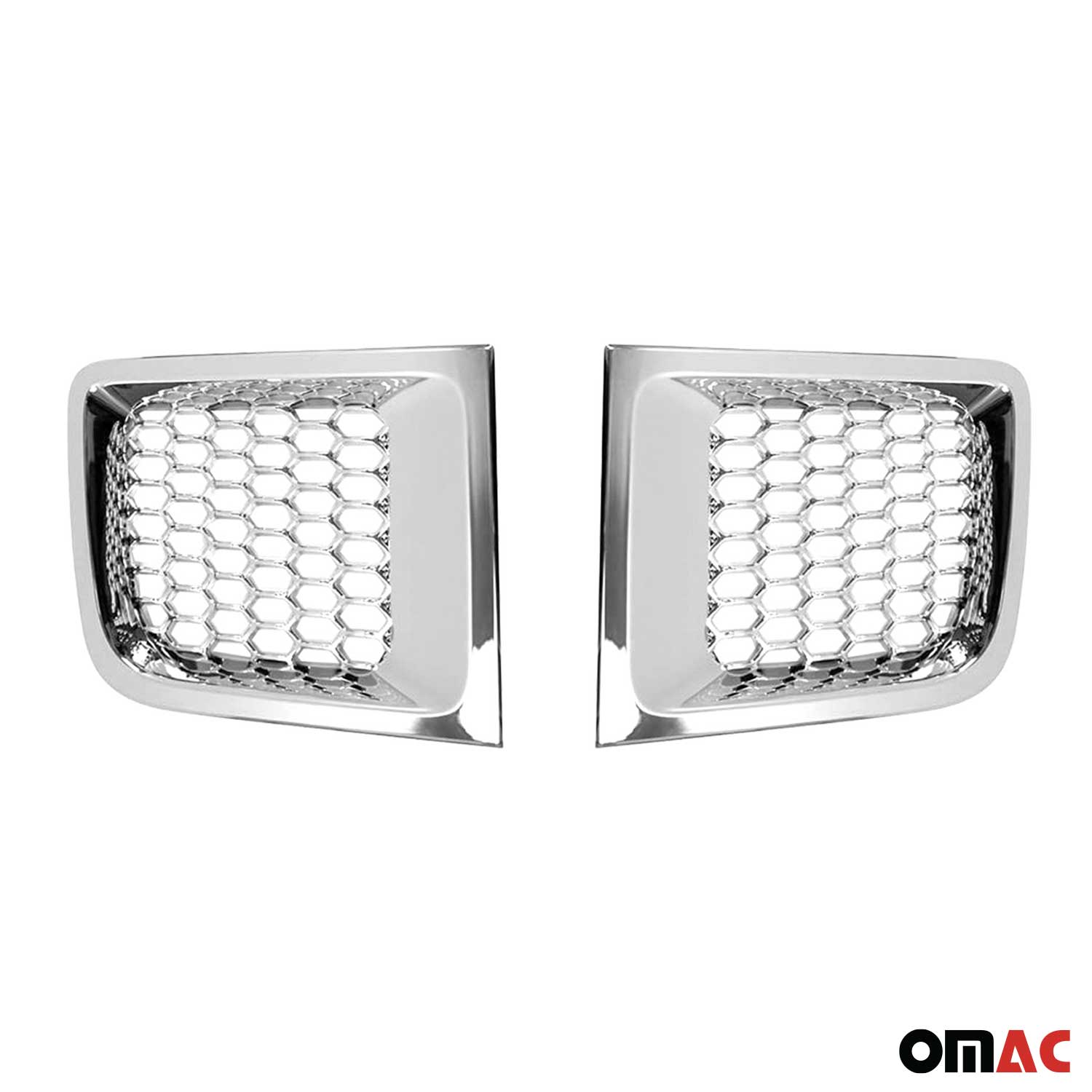 2015-2018 Jeep Renegade Front Bumper Trim Molding Chrome ABS 2Pcs