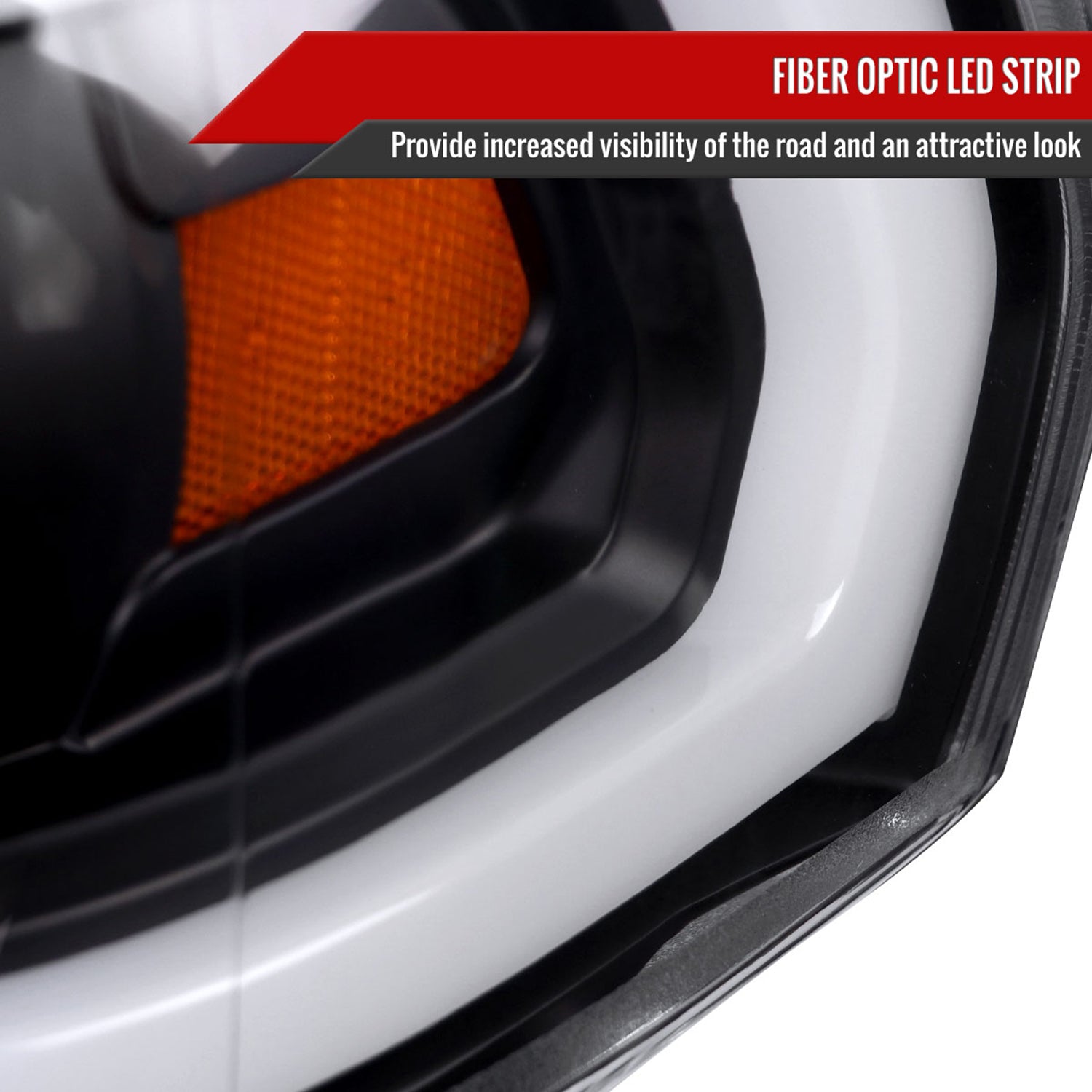 2019-2024 Dodge RAM 2500/3500/4500/5500 LED Tube Projector Headlights Black