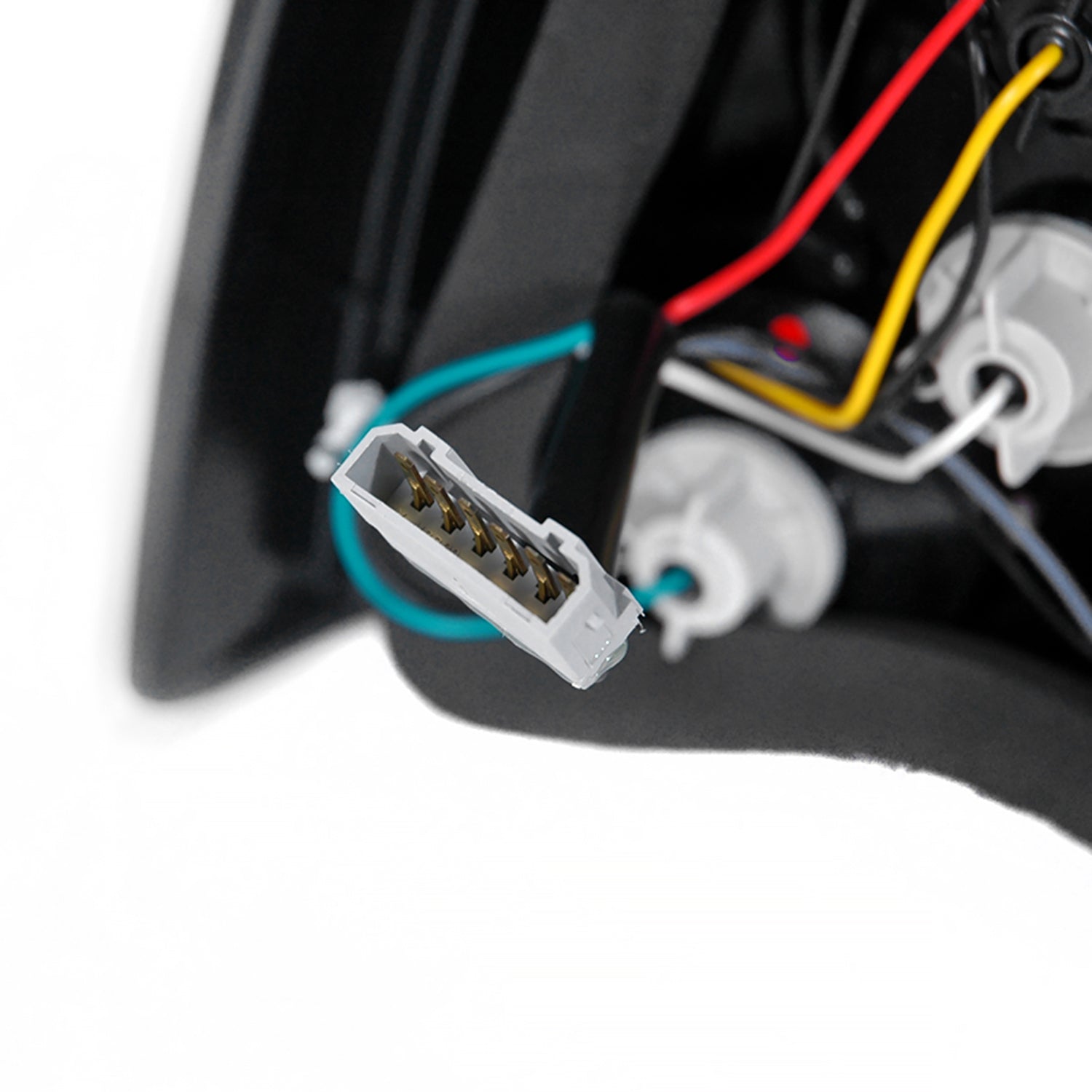 1998-2001 VW Passat Sedan Tail Lights Matte Black Housing/Clear Lens