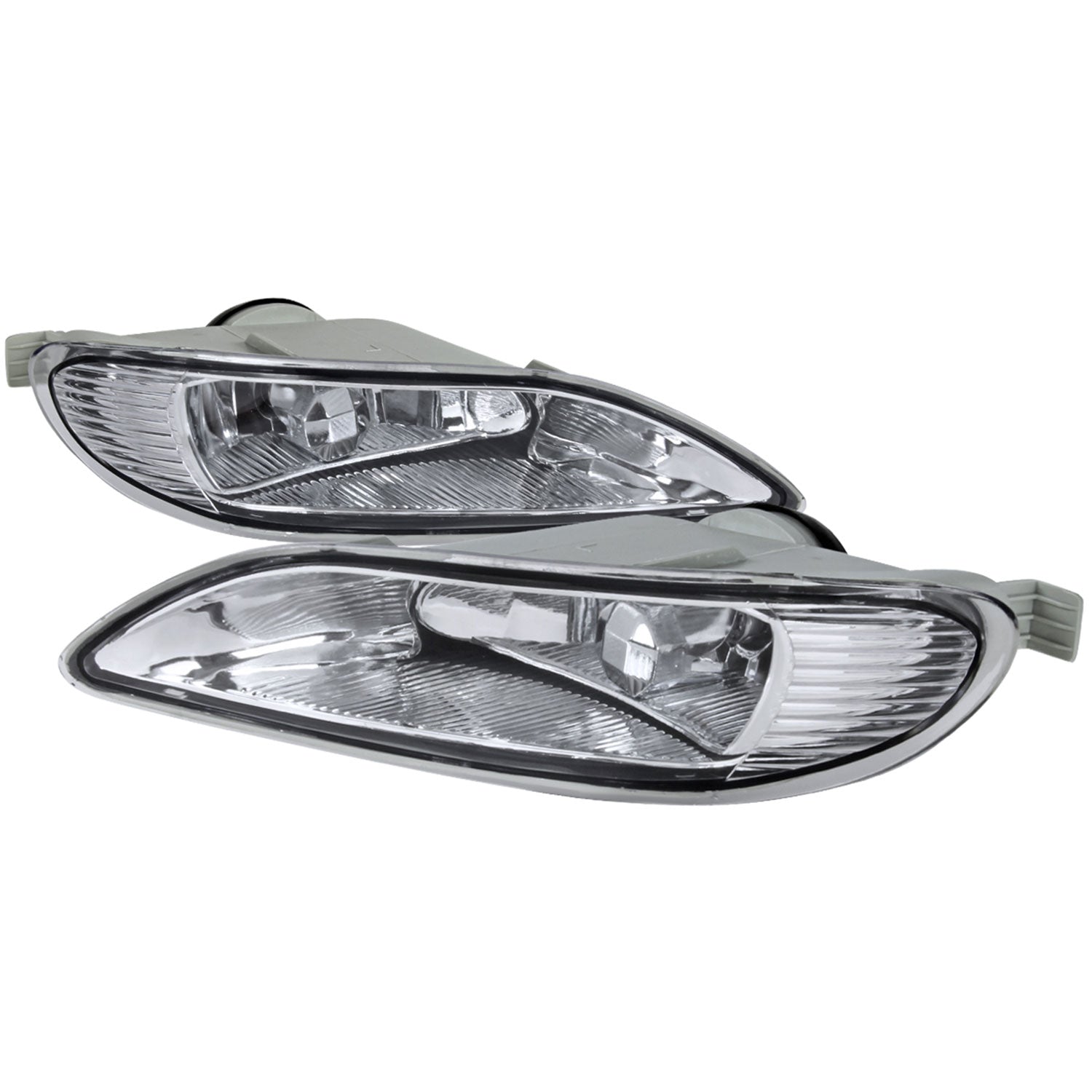 2002-2008 Toyota Solara/Camry/Corolla 9006 Fog Lights Kit Chrome/Clear Lens