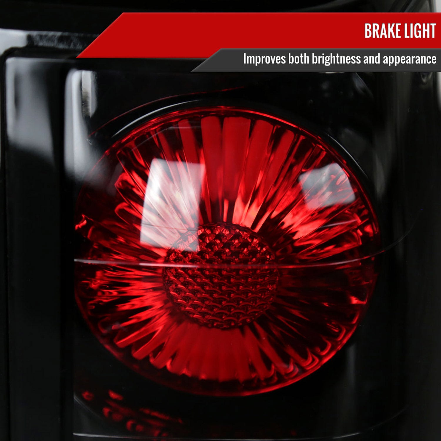 1982-1994 Chevy S10/Blazer GMC S15/Sonoma Tail Lights Matte Black/Clear Lens