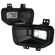 2015-2017 Ford F-150 6500K SMD LED Fog Lights Chrome Housing/Clear Lens