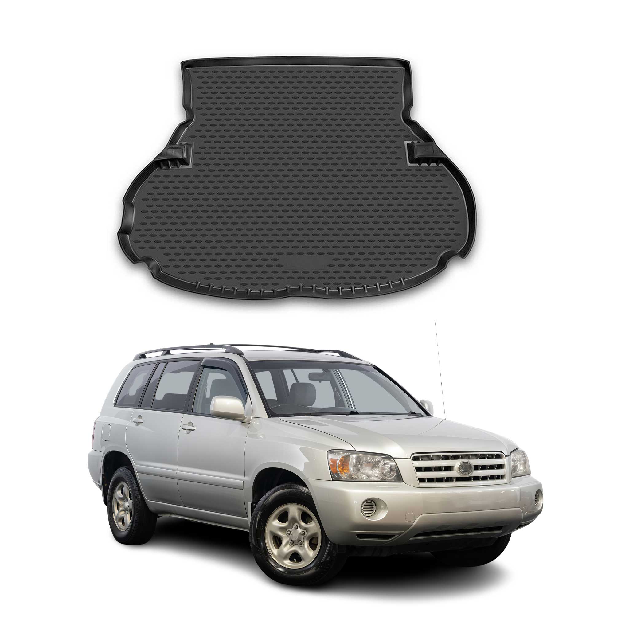 2001-2007 Toyota Highlander Cargo Liner Trunk Mat All Weather Black