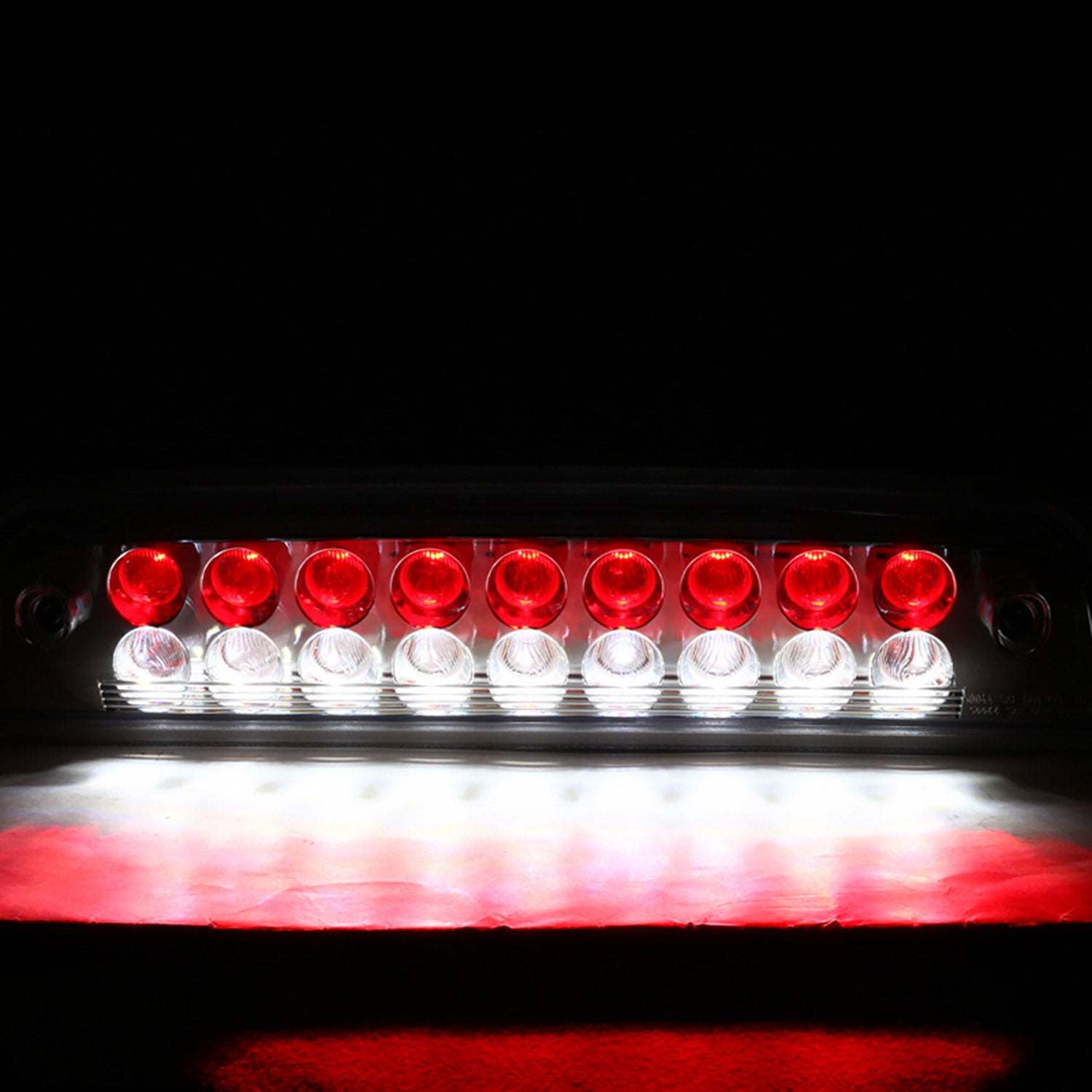 2014-2018 Chevy Silverado/ GMC Sierra V2 LED 3rd Brake Light Chrome/Clear Lens