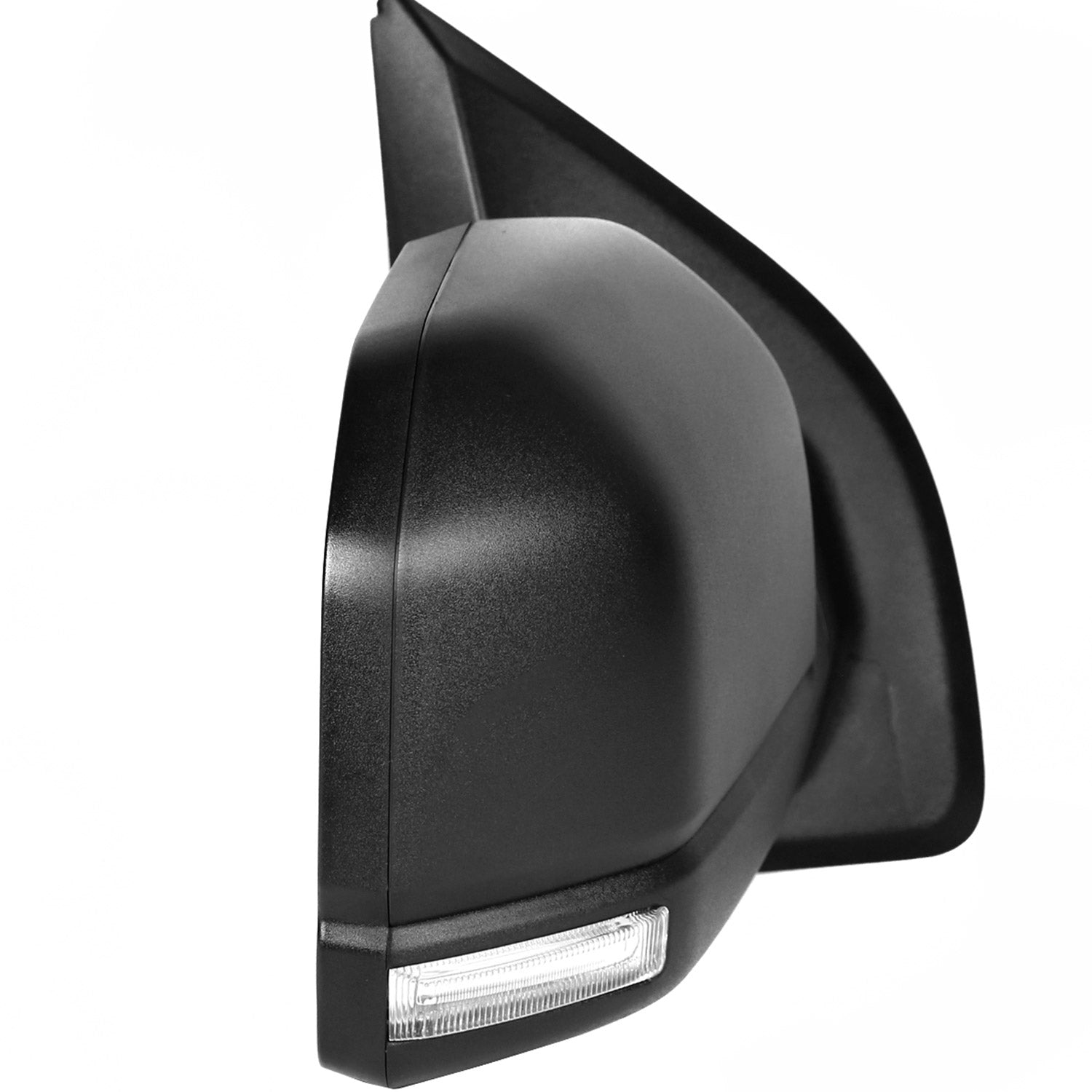 2015-2020 Ford F-150 Black Heated Side Mirror LED Turn Signal Passenger Side