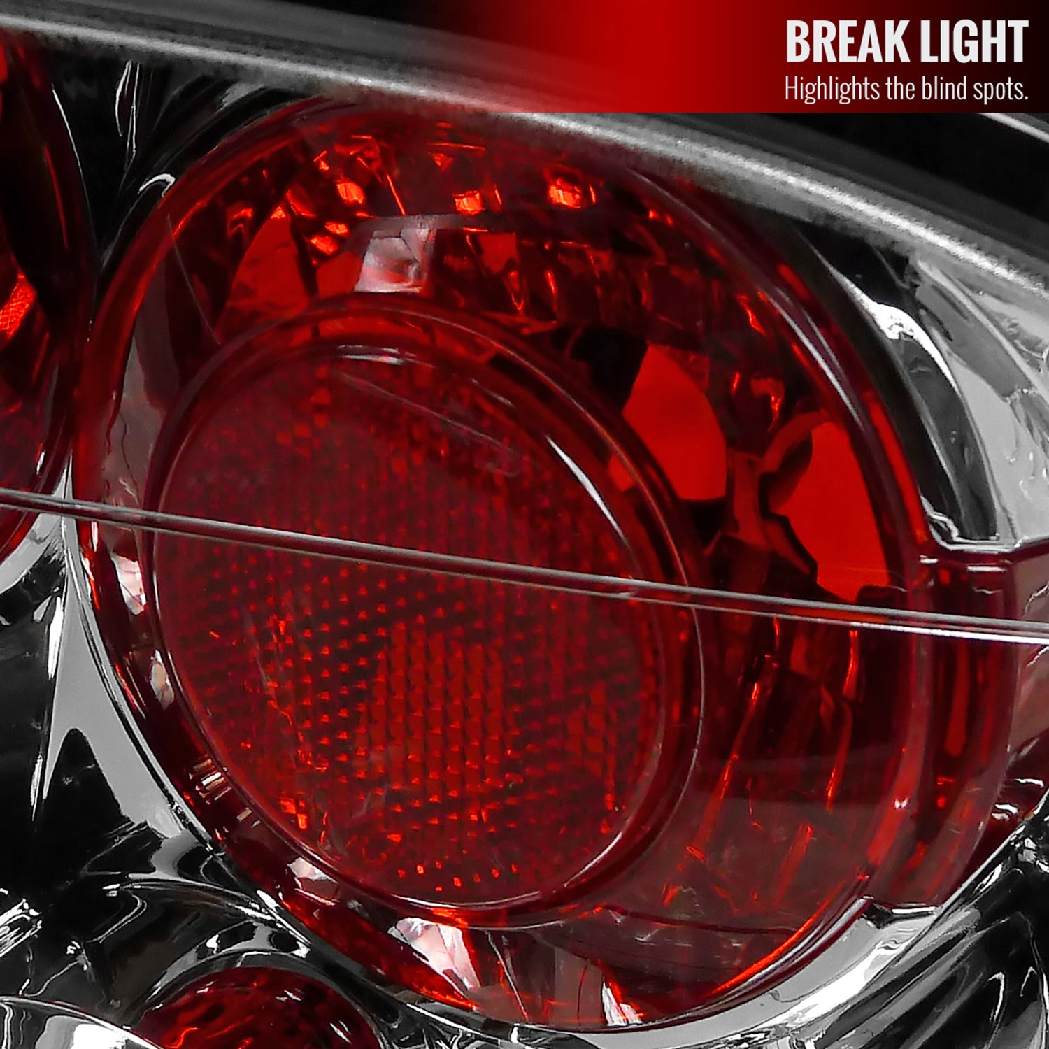 2006-2011 Honda Civic Sedan Tail Lights Chrome Housing/Clear Lens