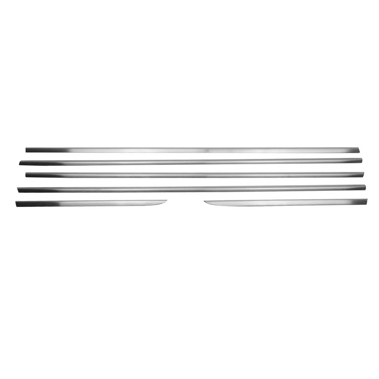 2010-2013 Lexus GX 460 Window Molding Trim Streamer Brushed Stainless Steel Silver 6x