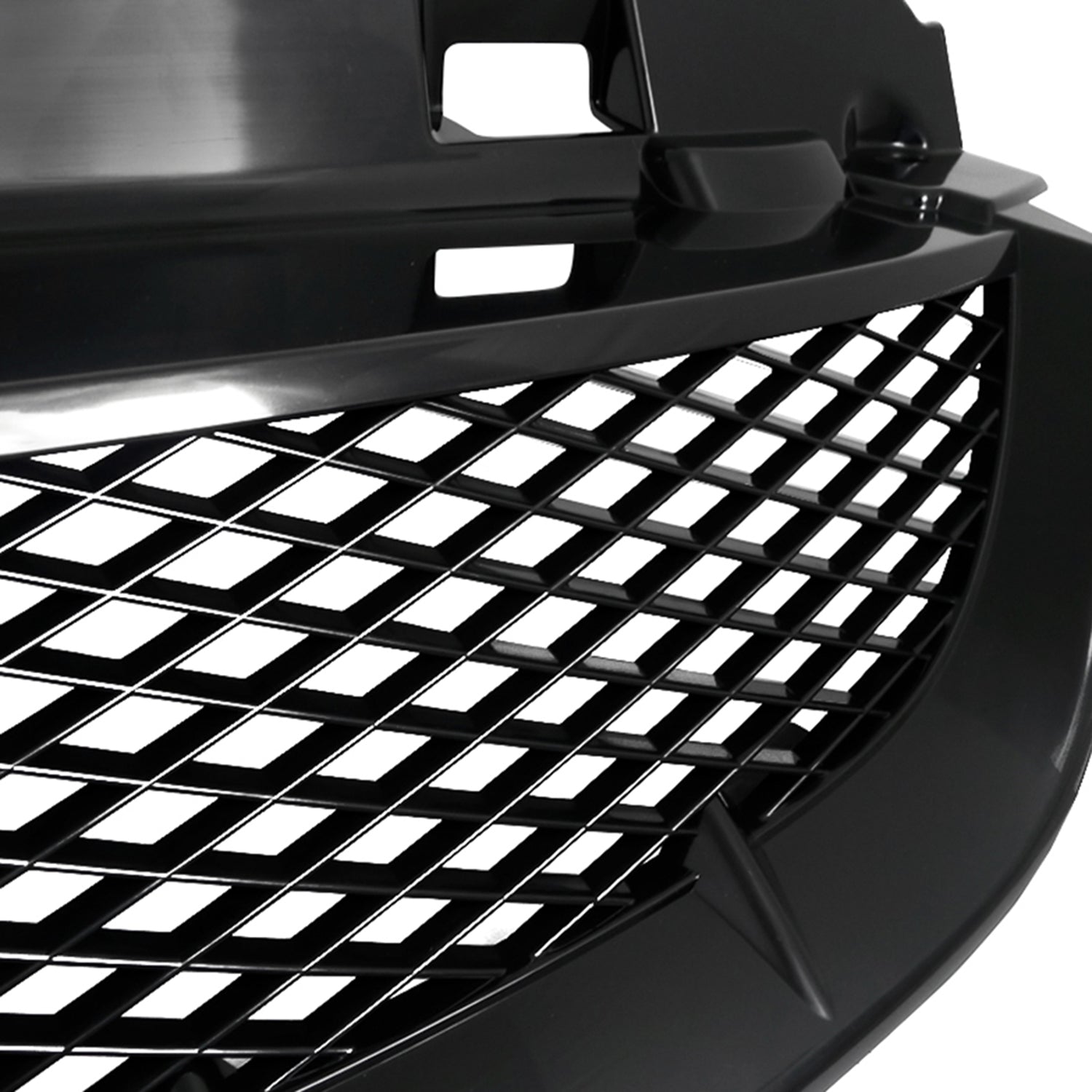 2004-2005 Honda Civic Coupe/Sedan TR Style Black ABS Mesh Grille