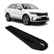 Nerf Bars Side Step Running Boards for Kia Sorento IV 2021-2023 Pre-FL Alu Black