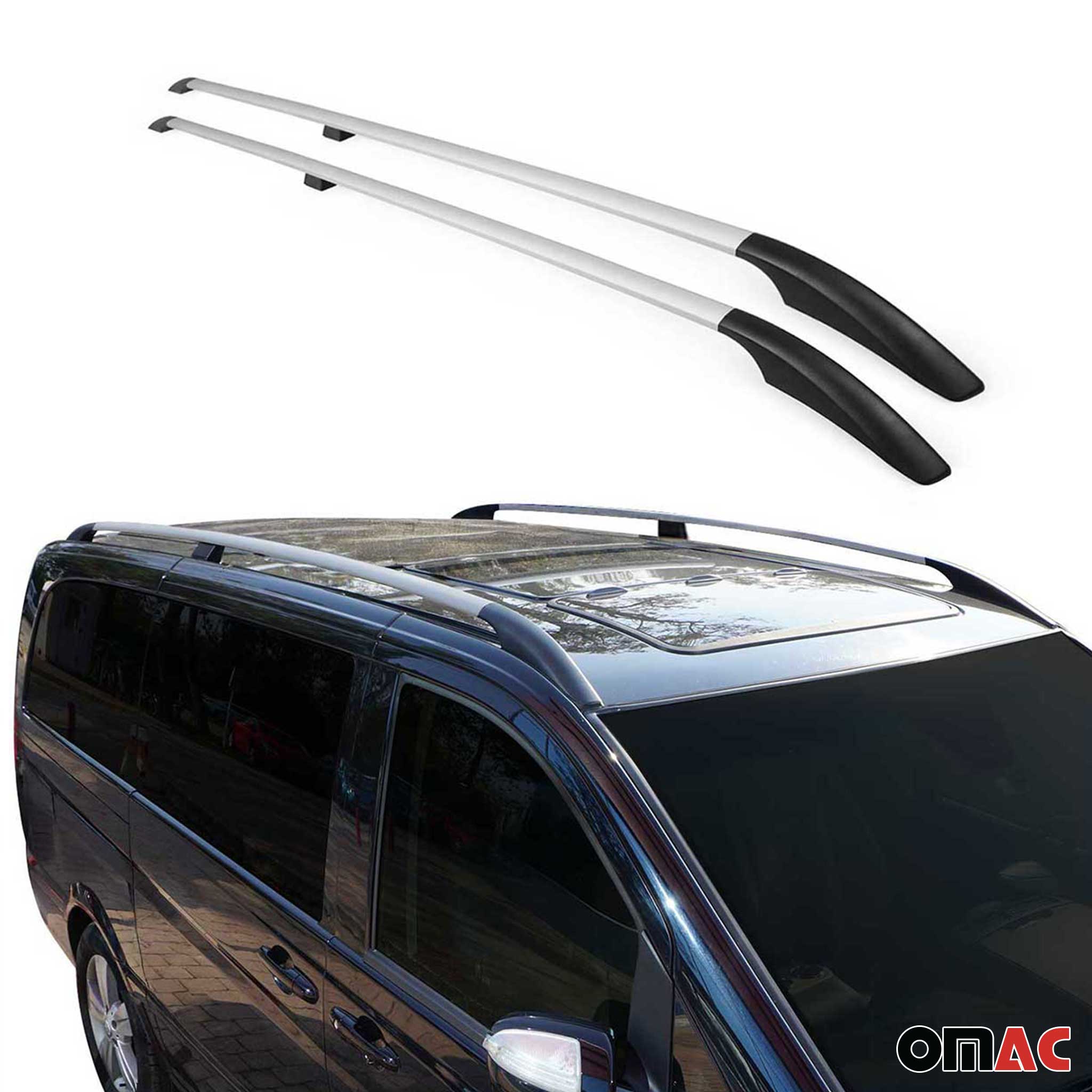 2013-2015 Subaru XV Crosstrek Roof Rack Rails Side Rails Silver