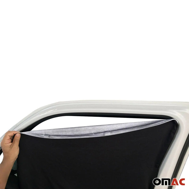 2007-2023 Citroen Jumper Magnetic Window Curtains UV Protection Gray Black