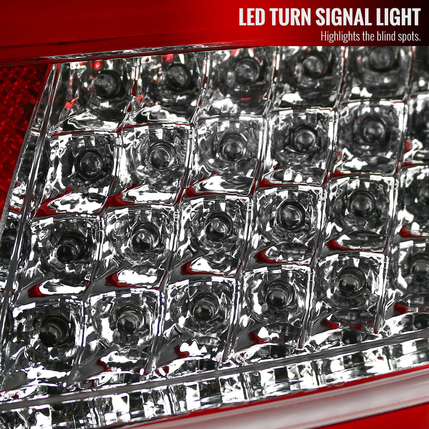 2005-2008 Porsche 911 997 Carrera / 911 997 GT3 LED Tail Lights Chrome/Red