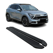 2017-2023 Kia Stonic Running Boards Side Steps Black