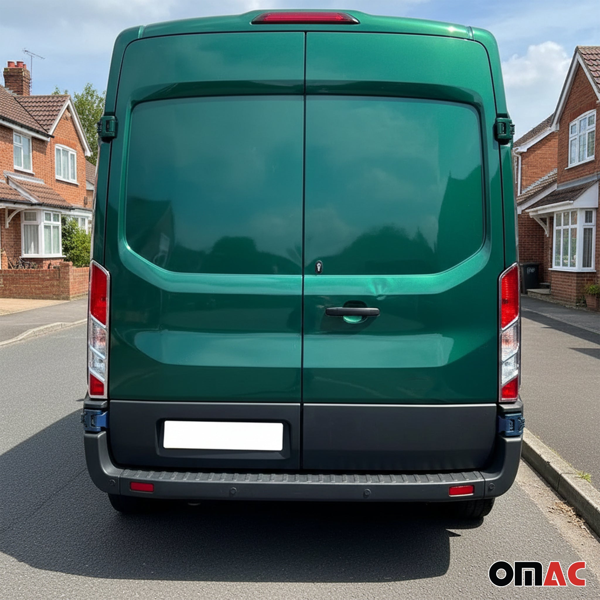 2015-2026 Ford Transit 150 Rear Brake Stop Light Frame Trim Silver 2 Pcs