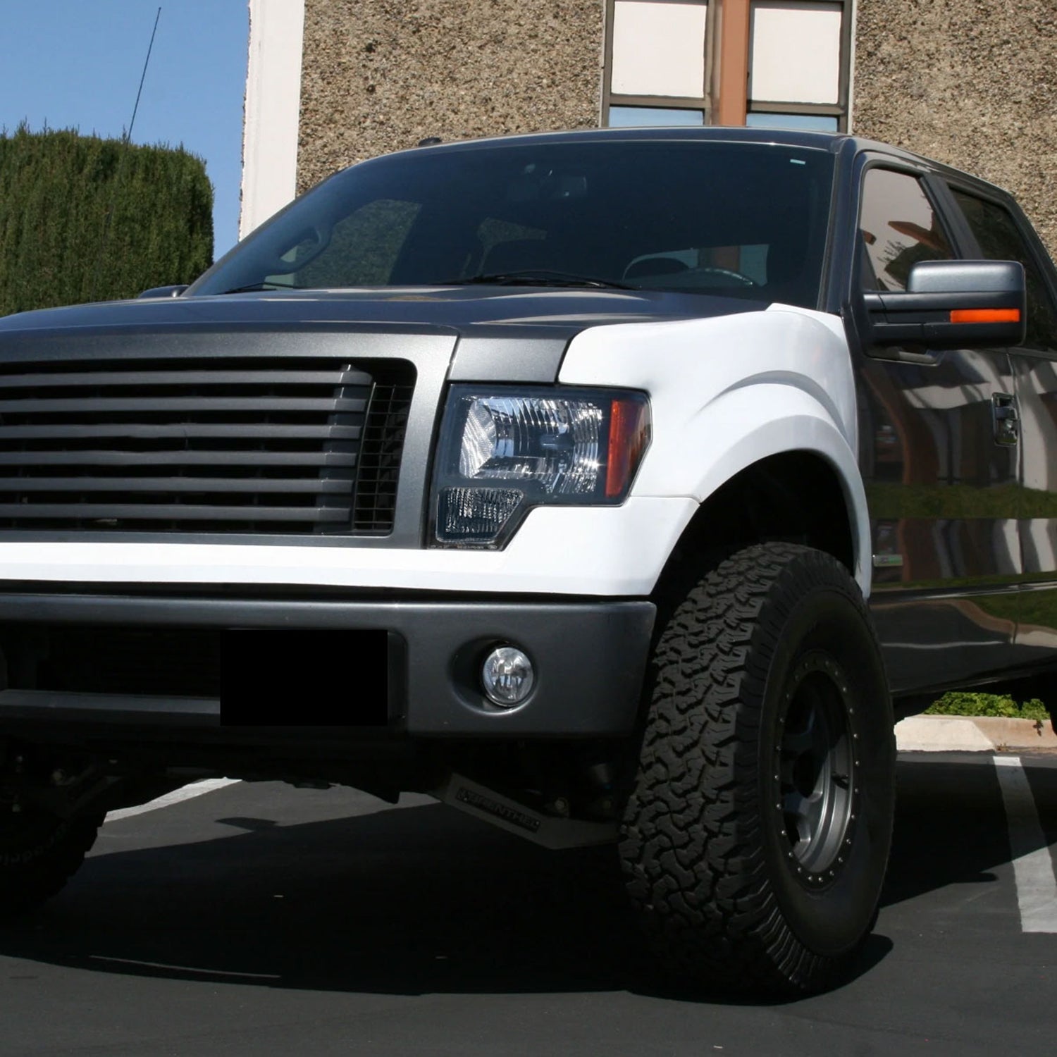 2009-2014 Ford F-150 Factory Style Headlights Matte Black Housing/Clear Lens