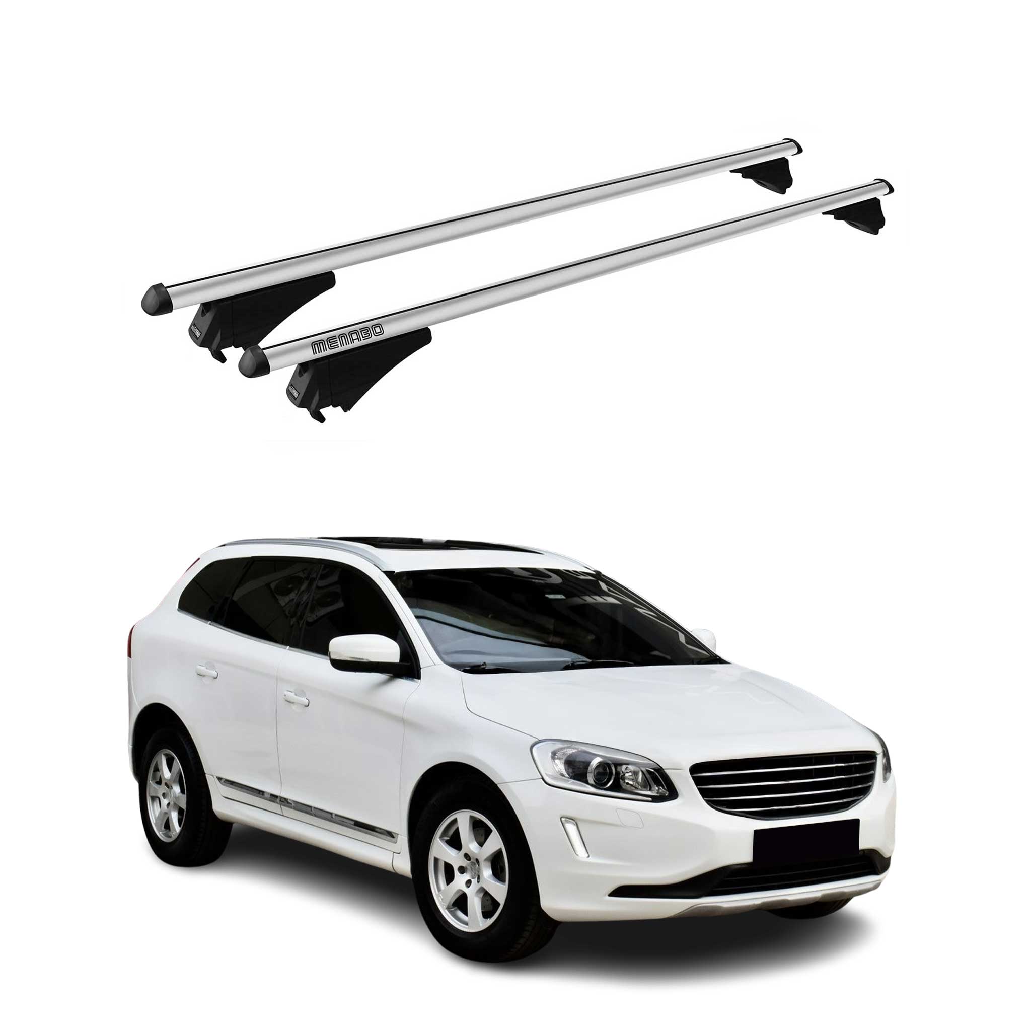 2014-2017 Volvo XC60 Roof Rack Cross Bars Silver