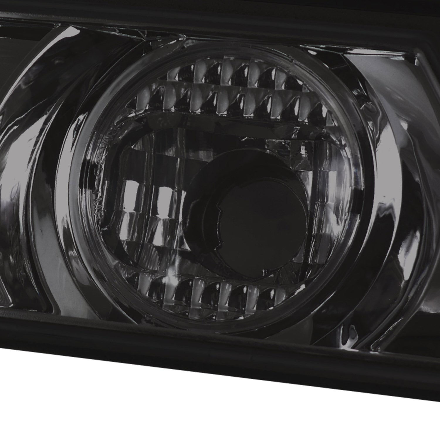 1989-1994 Nissan 240SX S13 Center Trunk Tail Light Chrome Housing/Smoke Lens