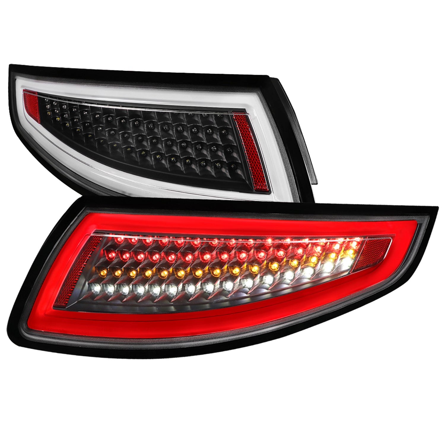 2005-2008 Porsche 911 997 Carrera / 911 997 GT3 LED Tail Lights Matt Black