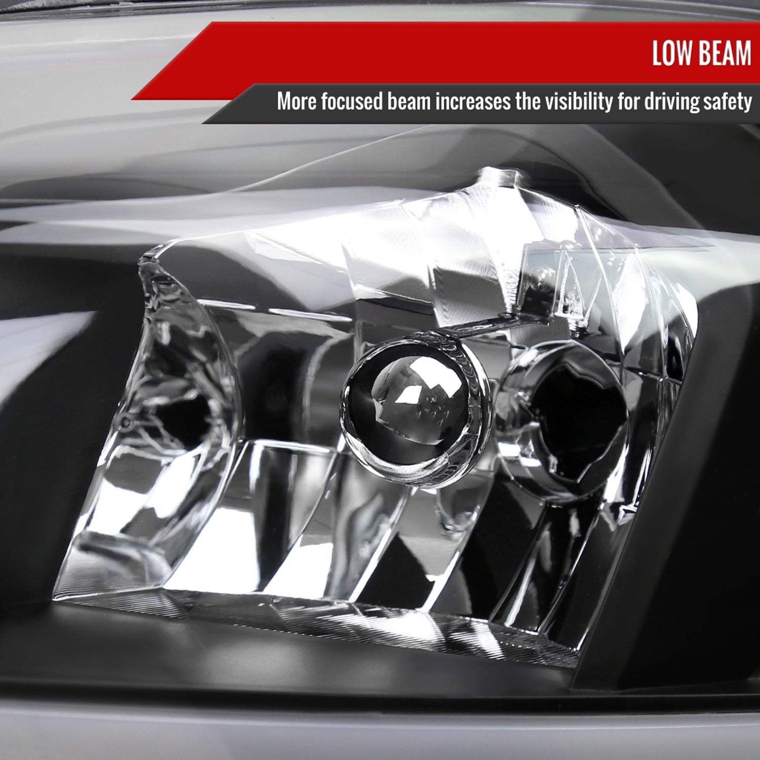 2006-2013 Chevy Impala/Impala Limited/Monte Carlo LED Factory Headlights Black