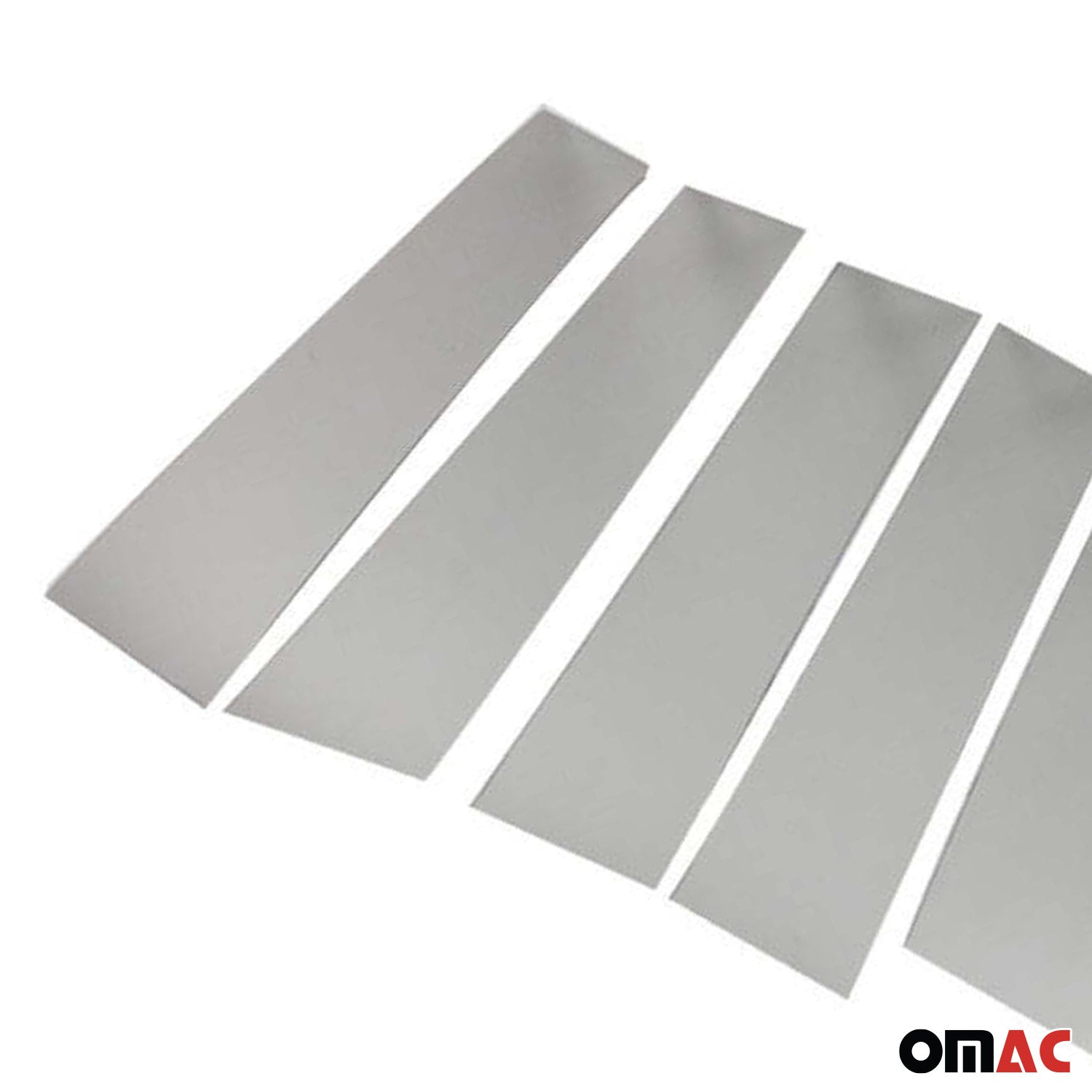 2015-2022 RAM ProMaster City Window B Pillar Posts Door Trim Stainless Steel Silver 8x