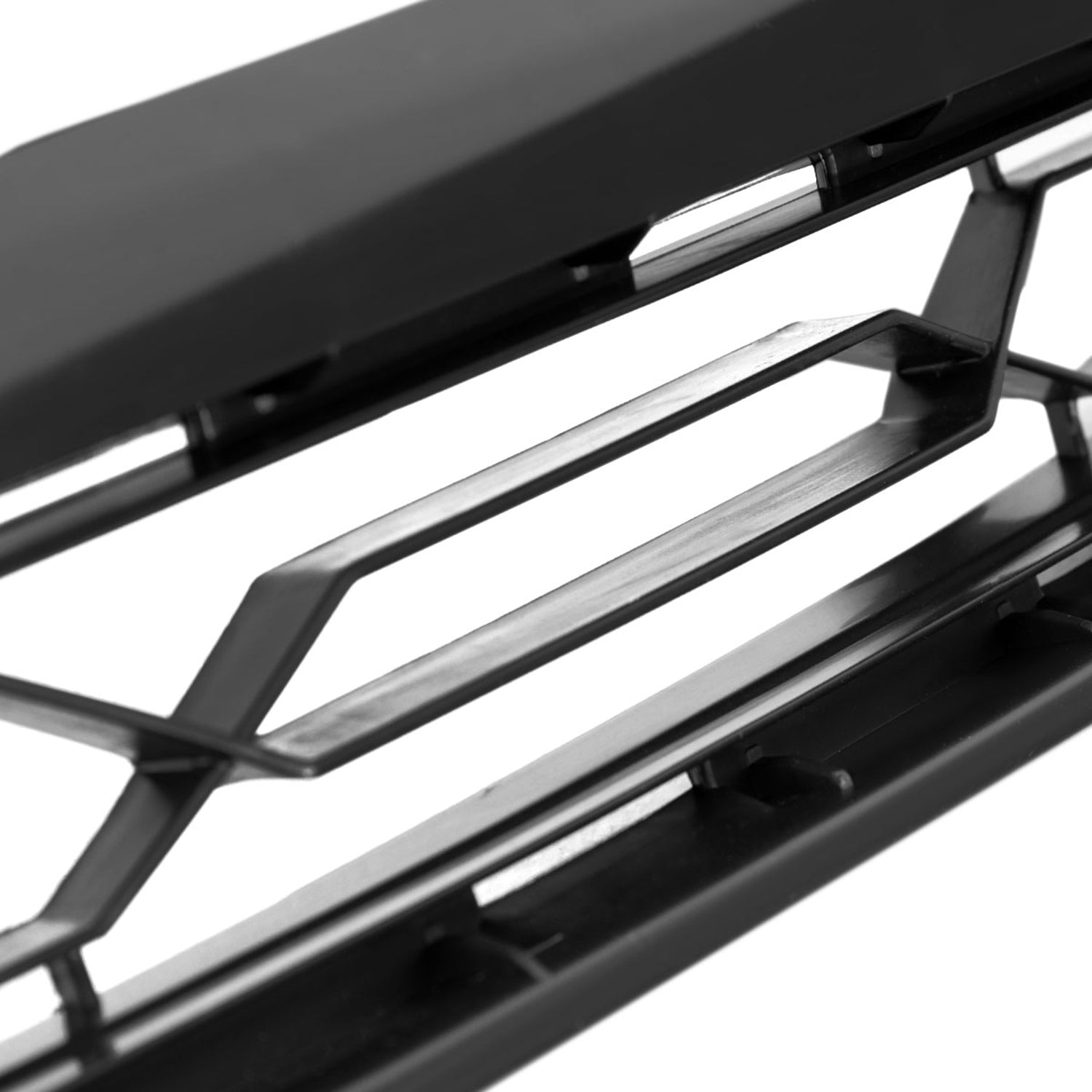 2016-2018 Chevy Camaro/2019-2022 Camaro ZL1 Black Front Upper Bumper Hood Grille