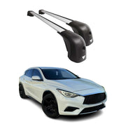 2017-2019 Infiniti QX30 Roof Racks Cross Bars Silver