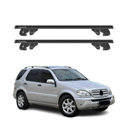 1997-2005 Mercedes M ML Class W163 Roof Rack Cross Bars Black