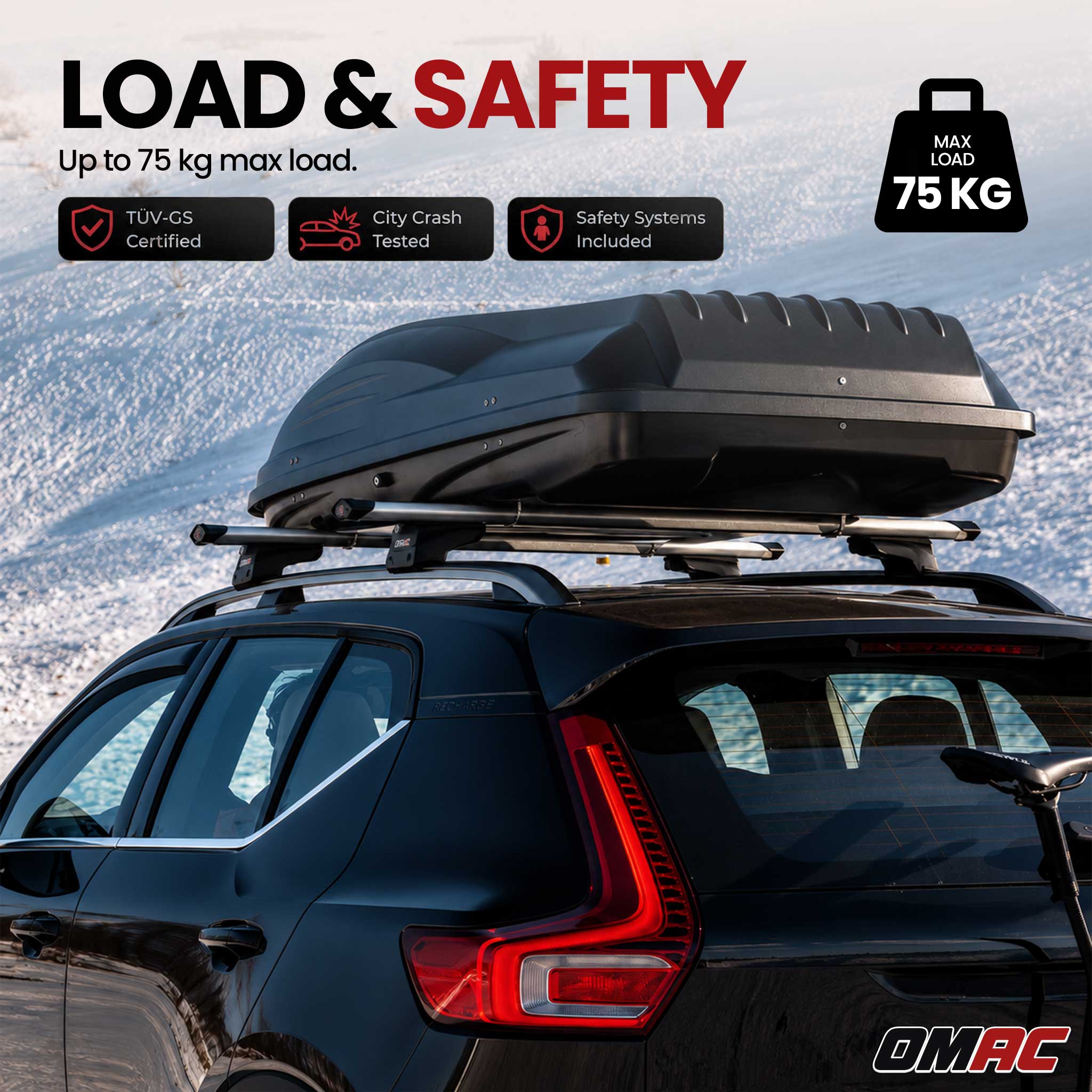 G3 Roof Racks for BMW X5 2000-2006 Aluminium Lockable 2Pcs Gray