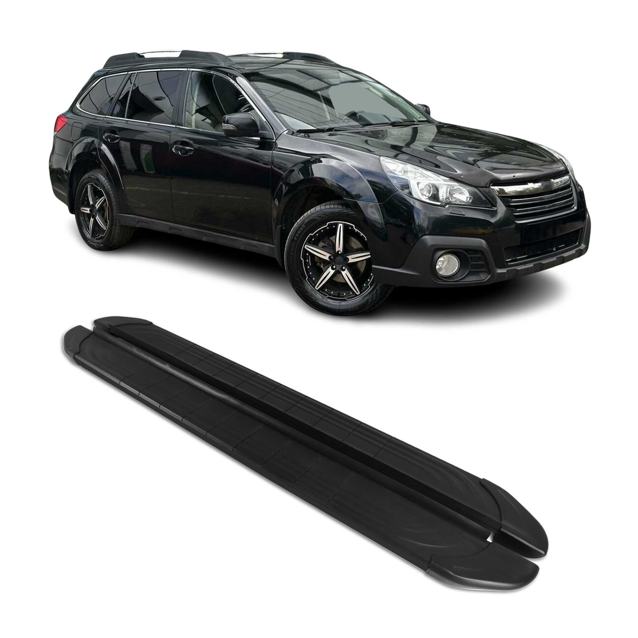 2010-2014 Subaru Outback Running Boards Side Steps Black