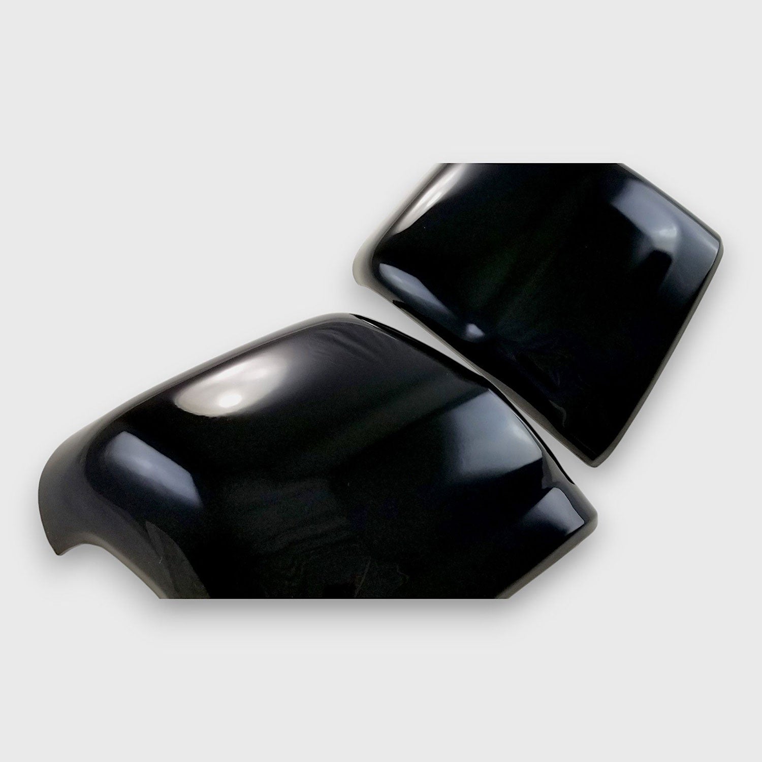2016-2024 Nissan Titan XD Mirror Cover Caps Gloss Black 2Pcs ABS Plastic