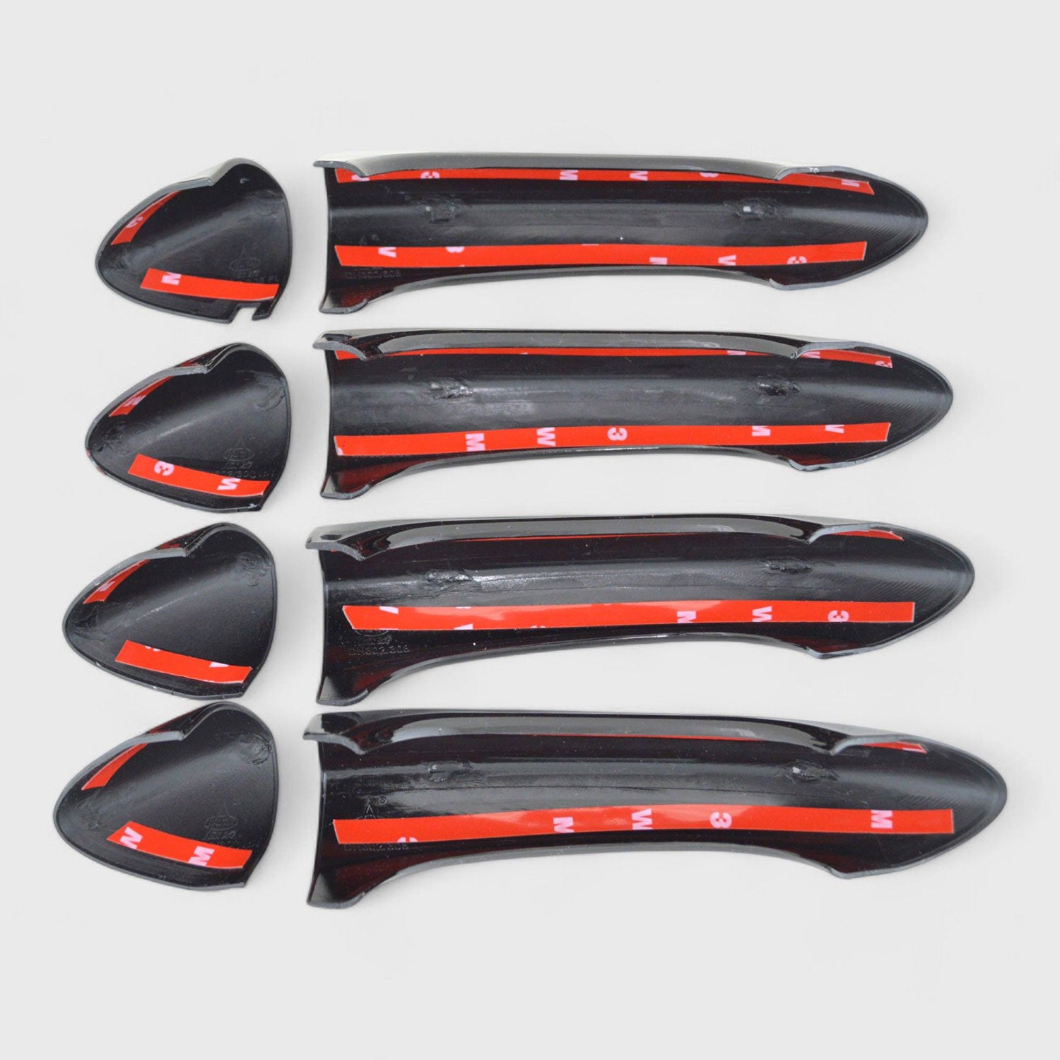 2021-2025 Chevrolet Trailblazer Door Handle Cover Gloss Black 8Pcs ABS Plastic