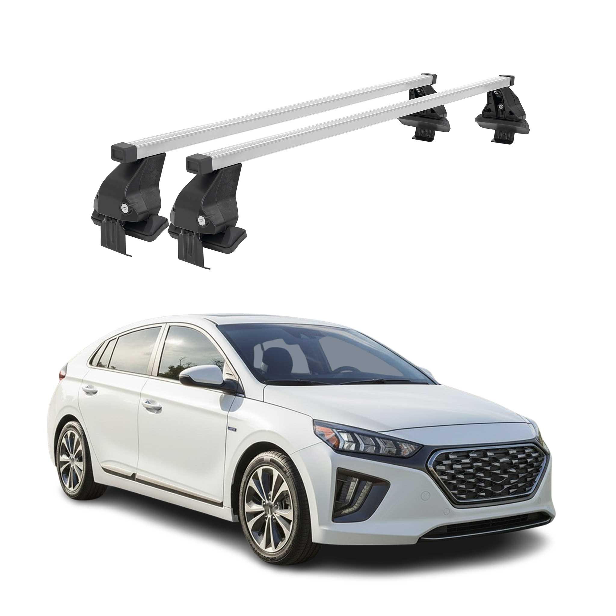 2022-2026 Hyundai Ioniq 5 Roof Rack Cross Bars Silver