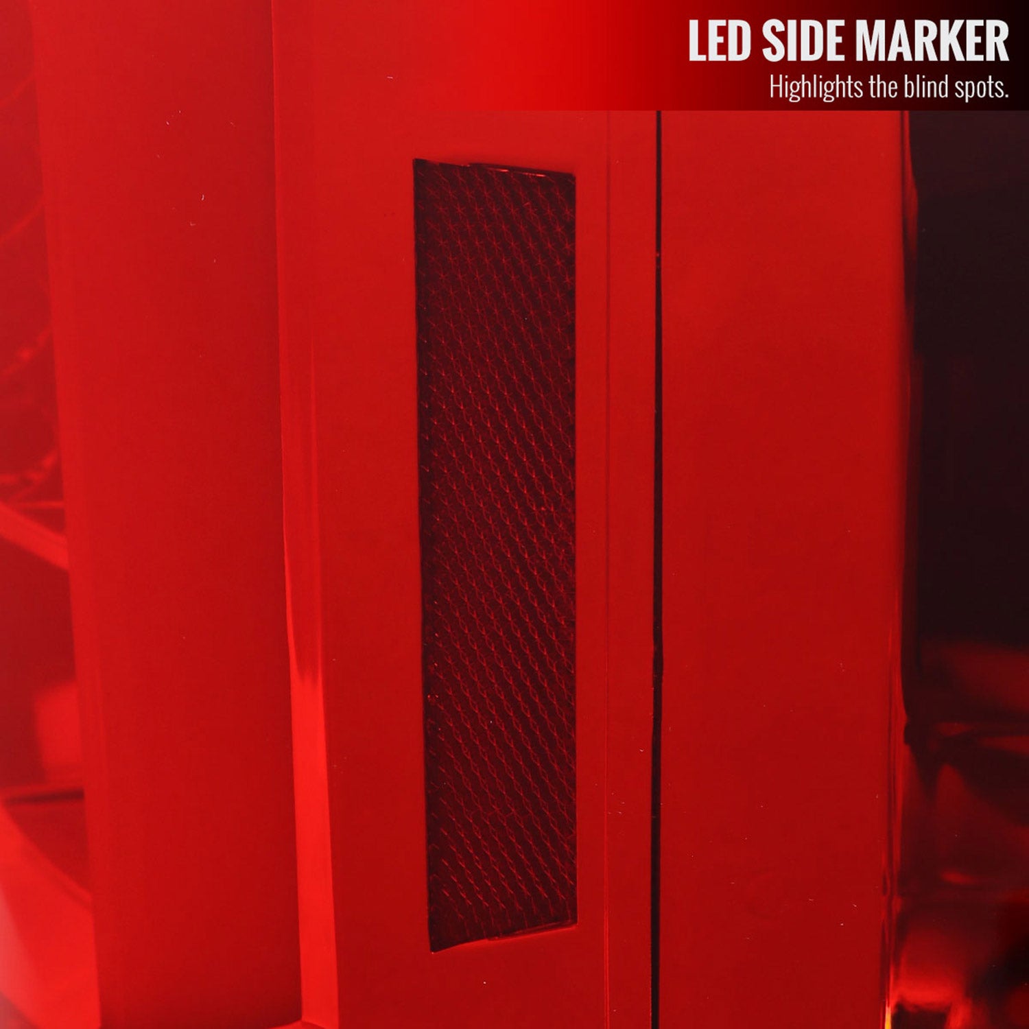 2007-2013 Chevy Silverado 1500 2500HD/3500HD LED Tail Lights Bar Chrome/Red