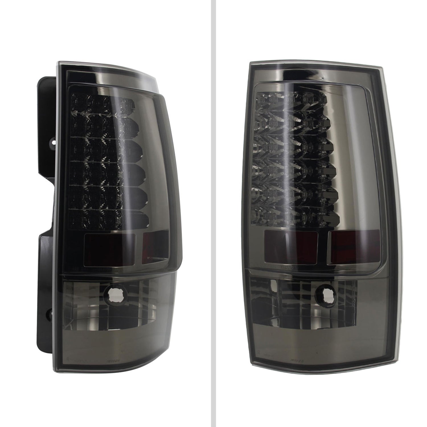 2007-2014 Chevy Tahoe/Suburban LED Tail Lights Chrome Housing/Smoke Lens