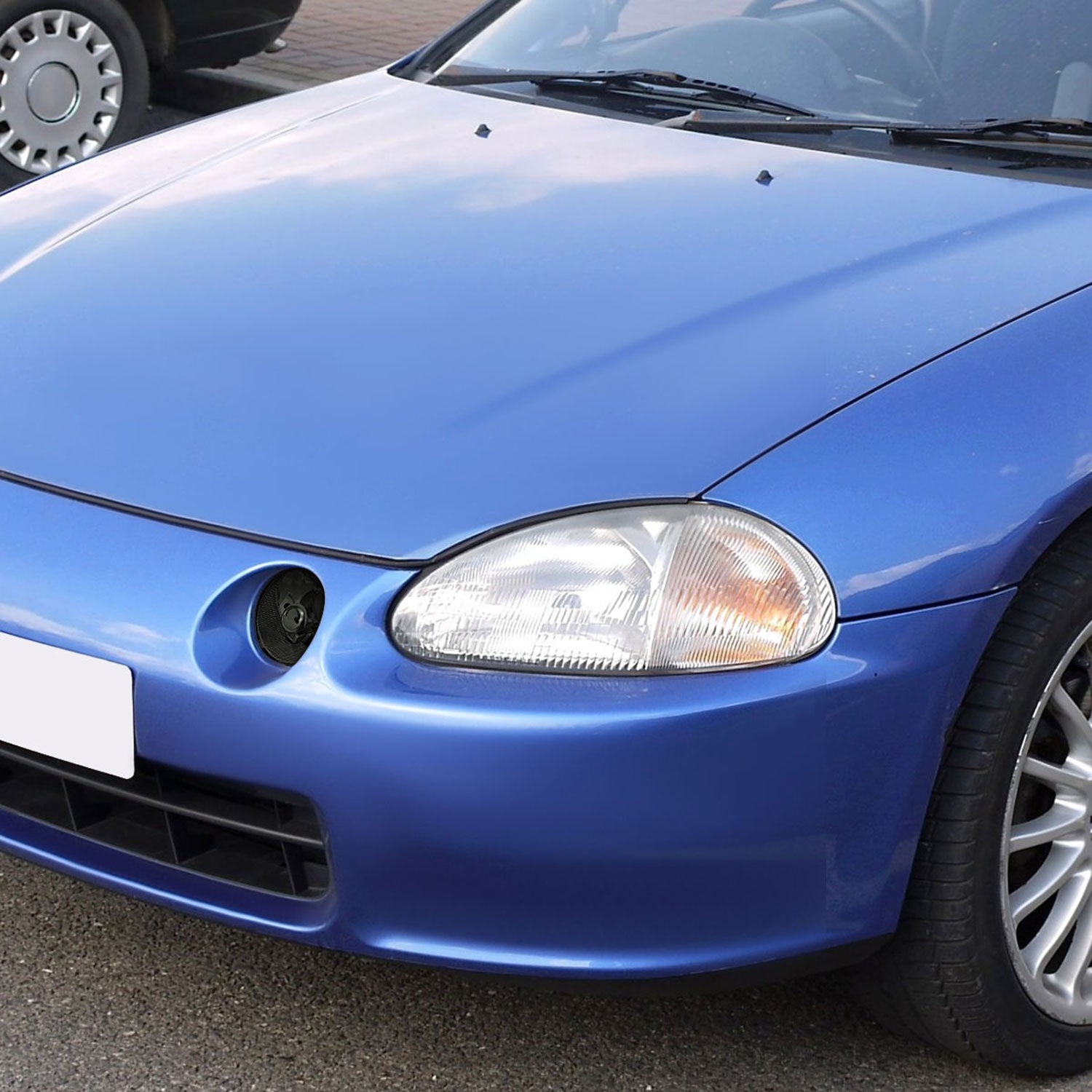 1993-1997 Honda Civic Del Sol Fog Lights Chrome Housing/Smoke Lens