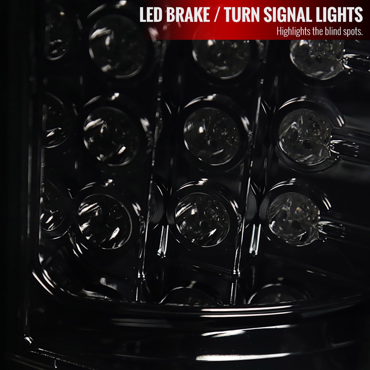 2003-2006 Chevrolet Silverado LED Tail Lights Chrome Housing/Smoke Lens