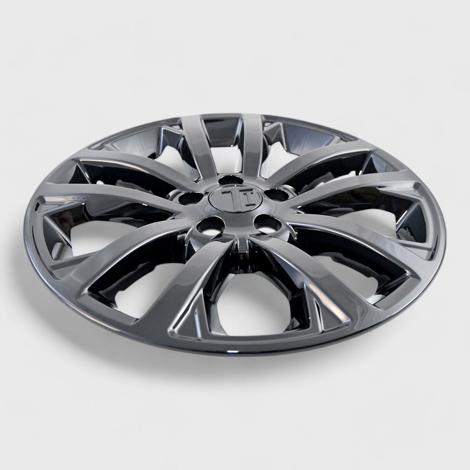 2020-2023 Jeep Cherokee Wheel Cover Hubcaps Set Gloss Black 8Pcs PP