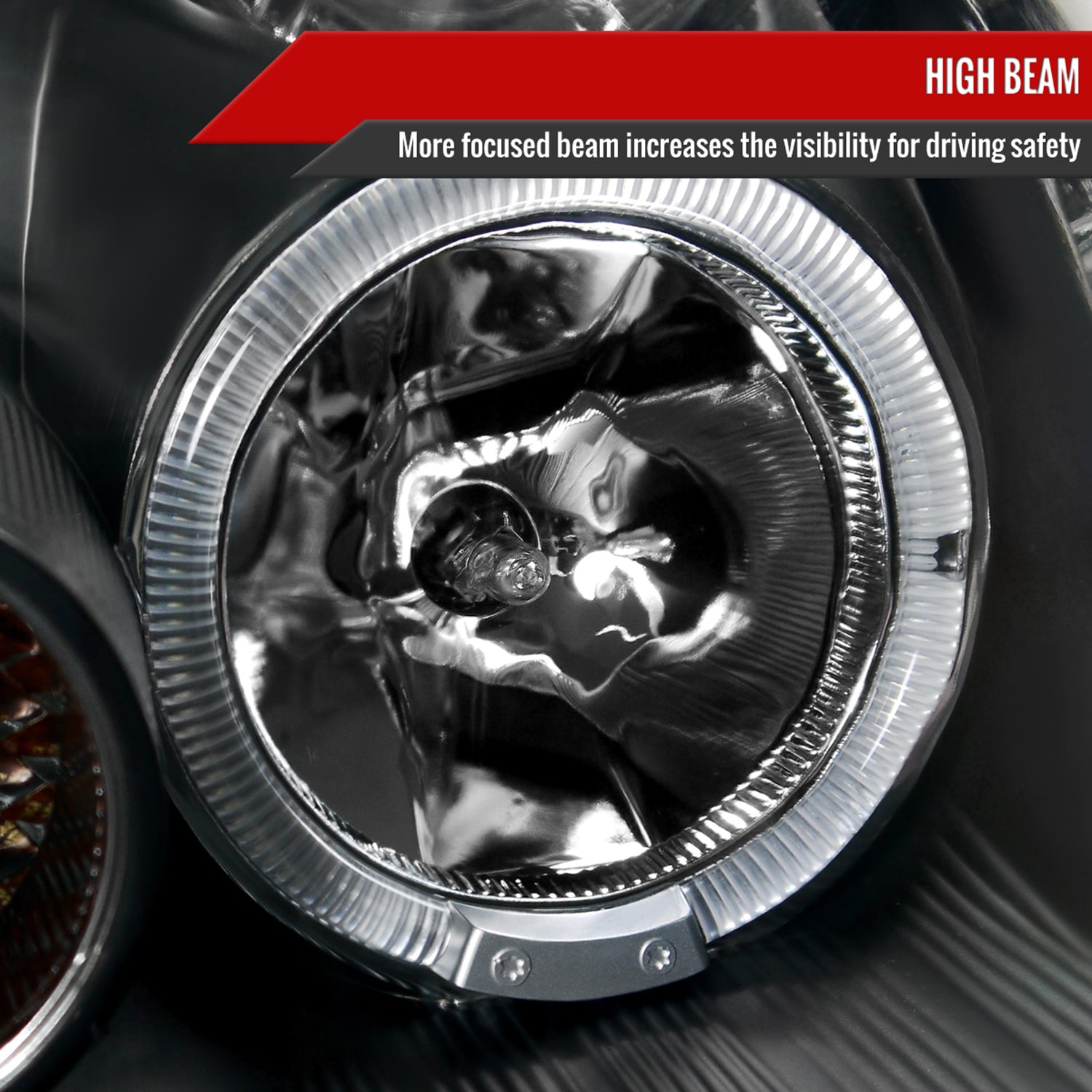 2005-2006 Infiniti G35 Sedan Halo Projector Headlights SMD LED Light Black