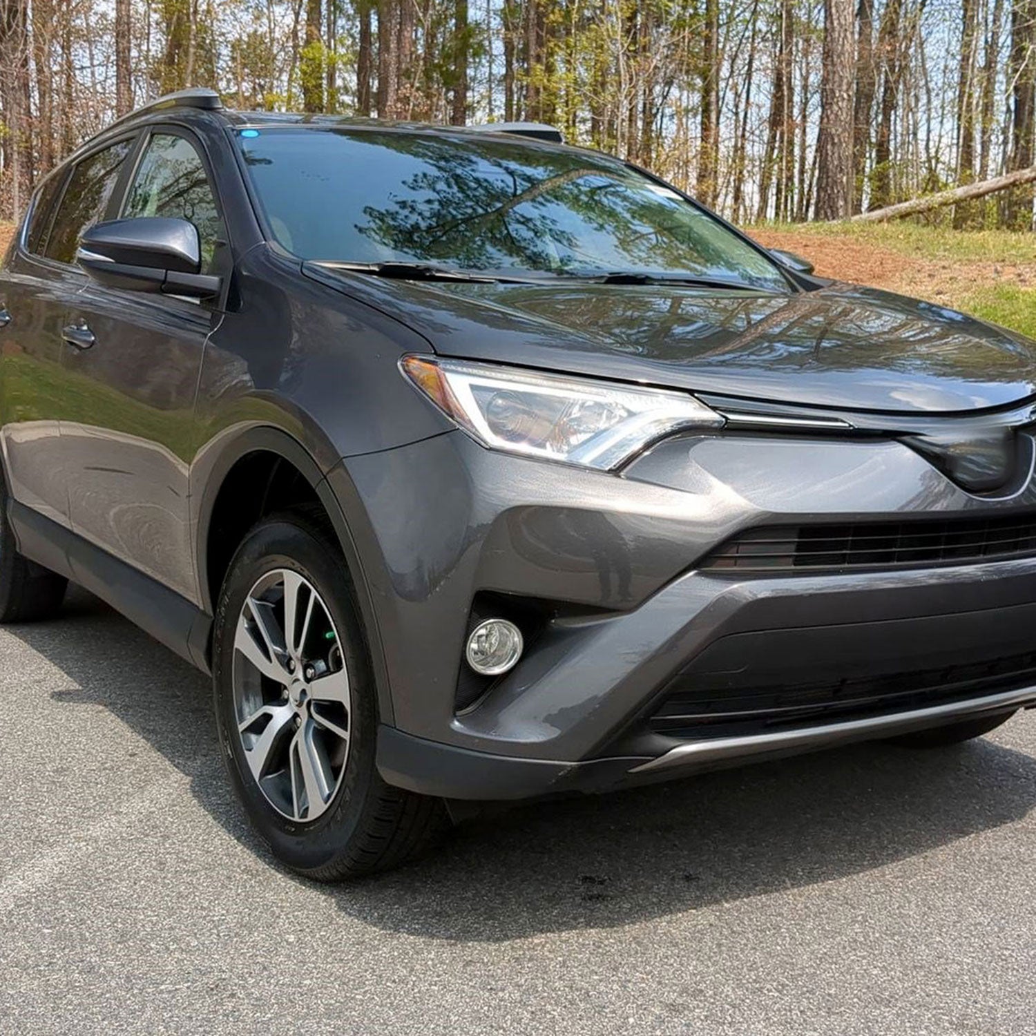 2016-2018 Toyota RAV4 H16 Fog Lights Kit Chrome Housing/Clear Lens