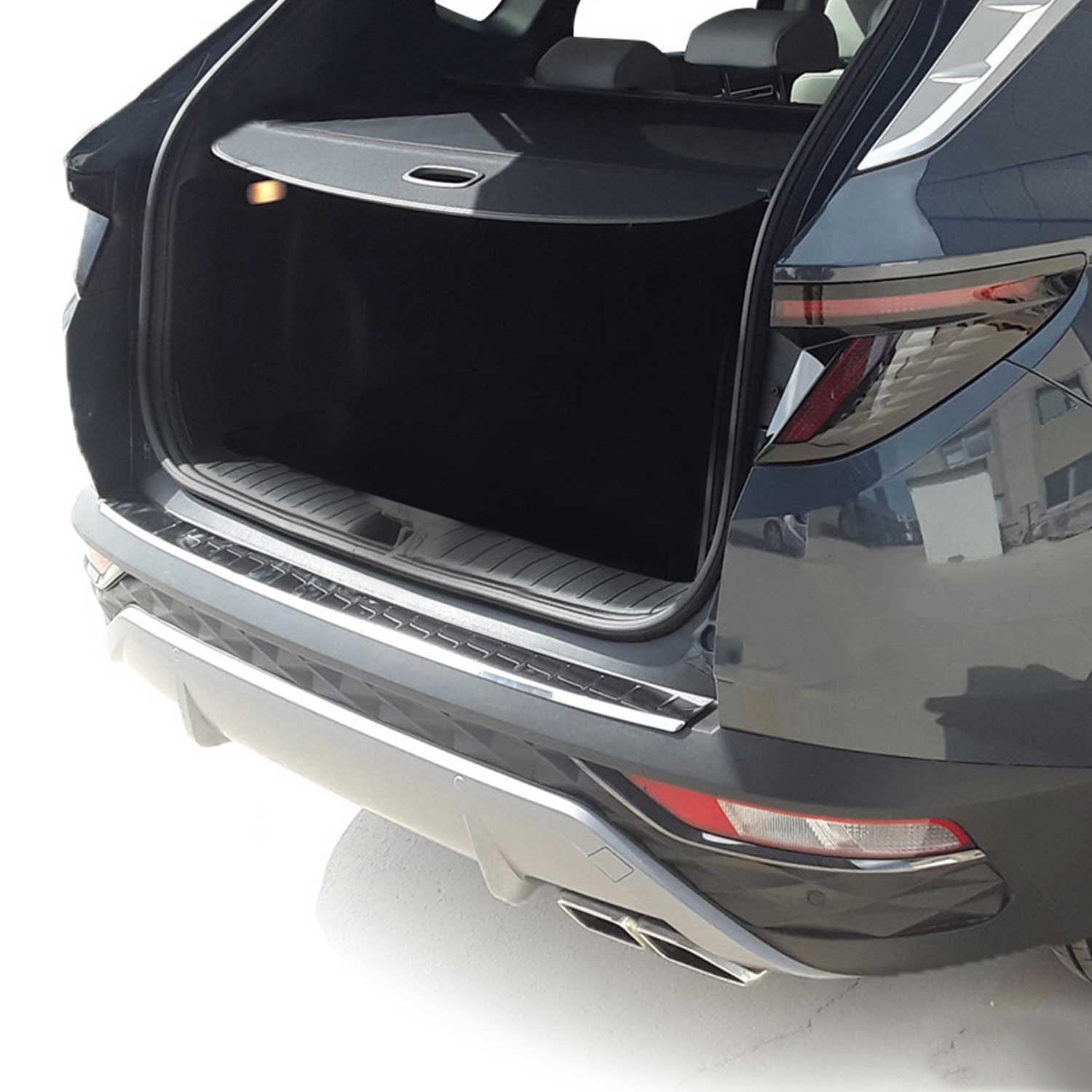 2022-2024 Hyundai Tucson Rear Bumper Guard Stainless Steel Glossy