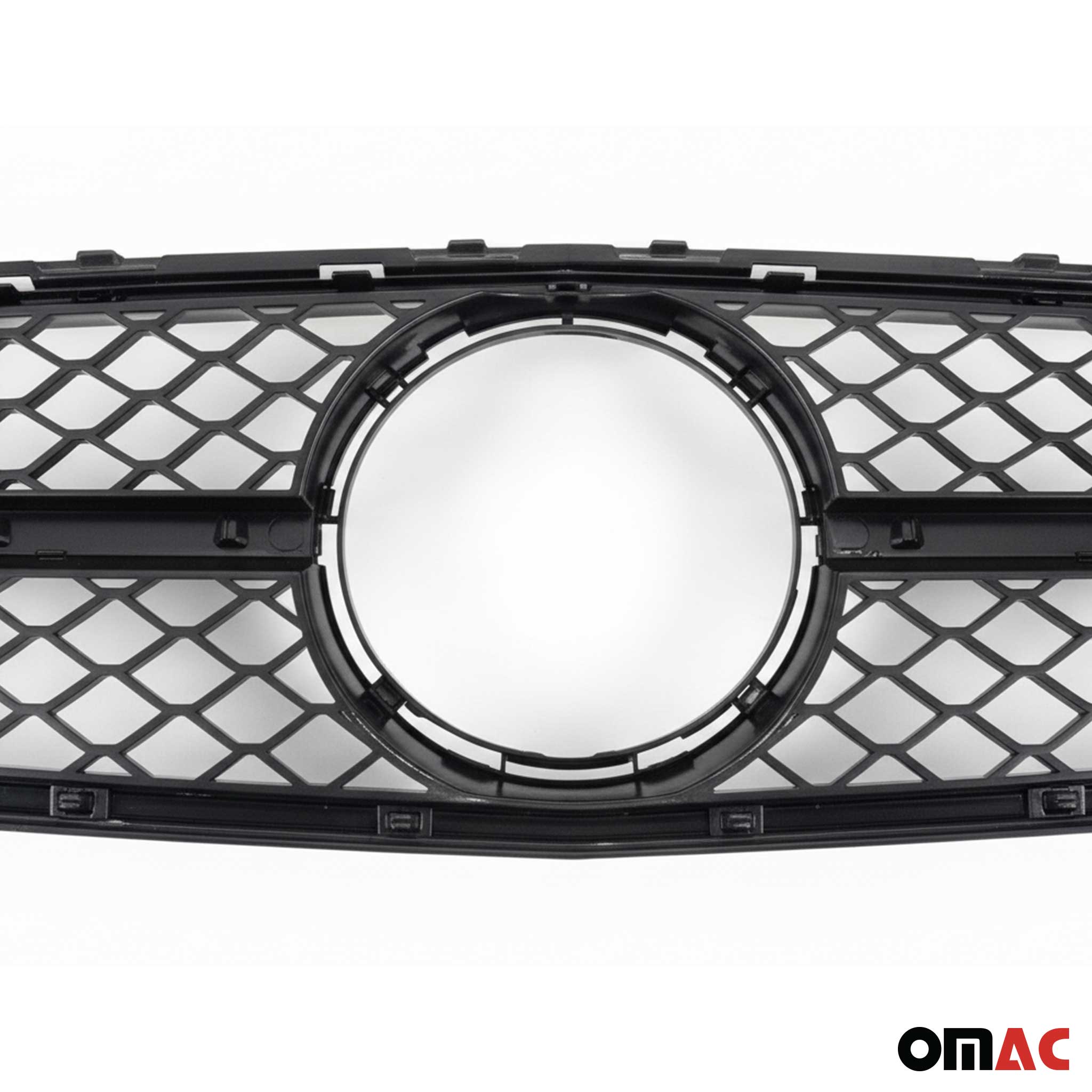 2010-2014 Mercedes C Class W204 Sedan AMG Style All Gloss Black Front Grill