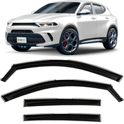 Clim Art Wind Deflectors for Dodge Hornet 2023-2026 In-channel Dark Smoke 4Pcs