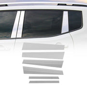 2004-2010 BMW 5 Series E60 M5 Sedan Window B Pillar Posts Door Trim Stainless Steel 6x