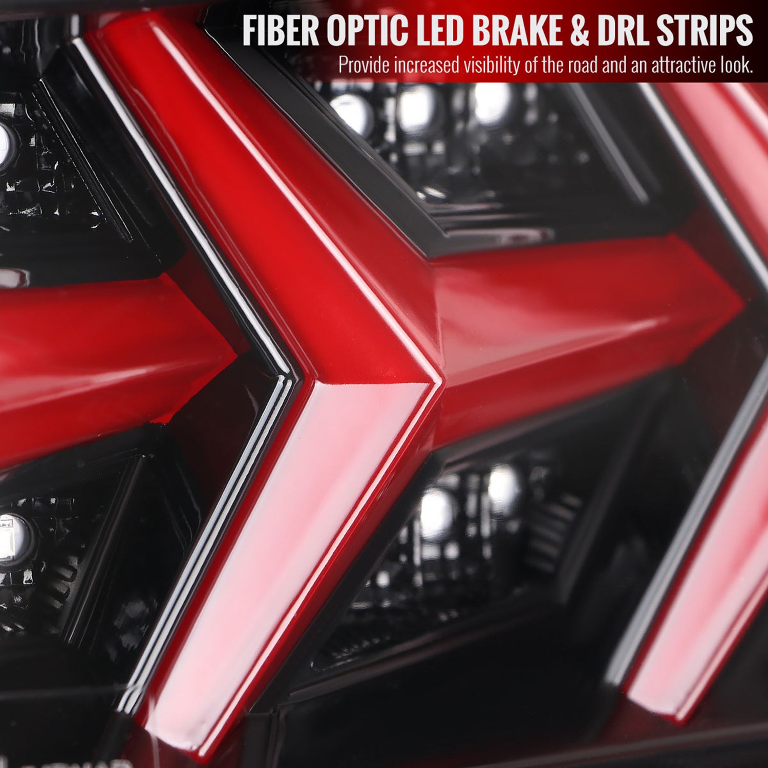 2013-2016 Scion FRS/ Subaru BRZ Lambo LED Tail Lights Jet Black/Clear