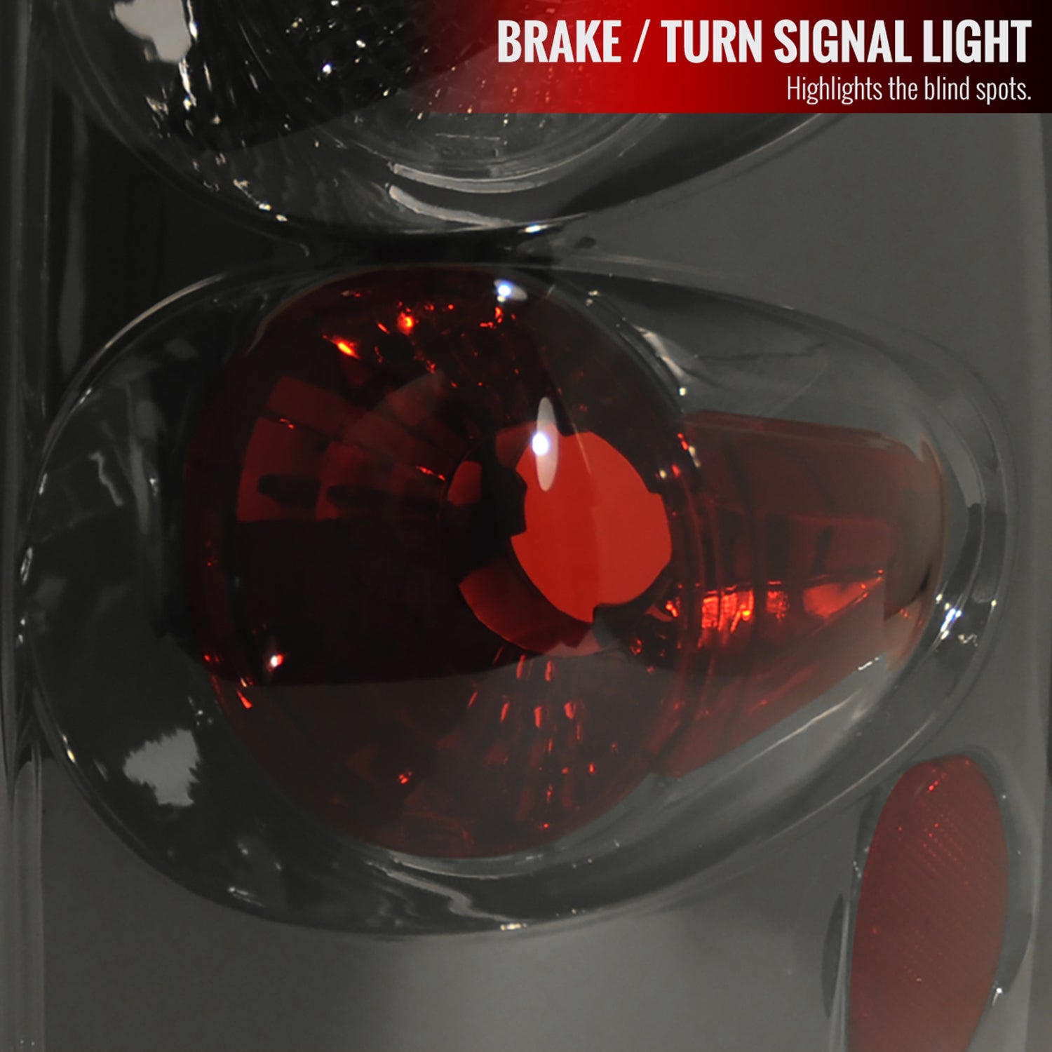 2004-2008 Ford F-150 Styleside Tail Lights Chrome Housing/Smoke Lens